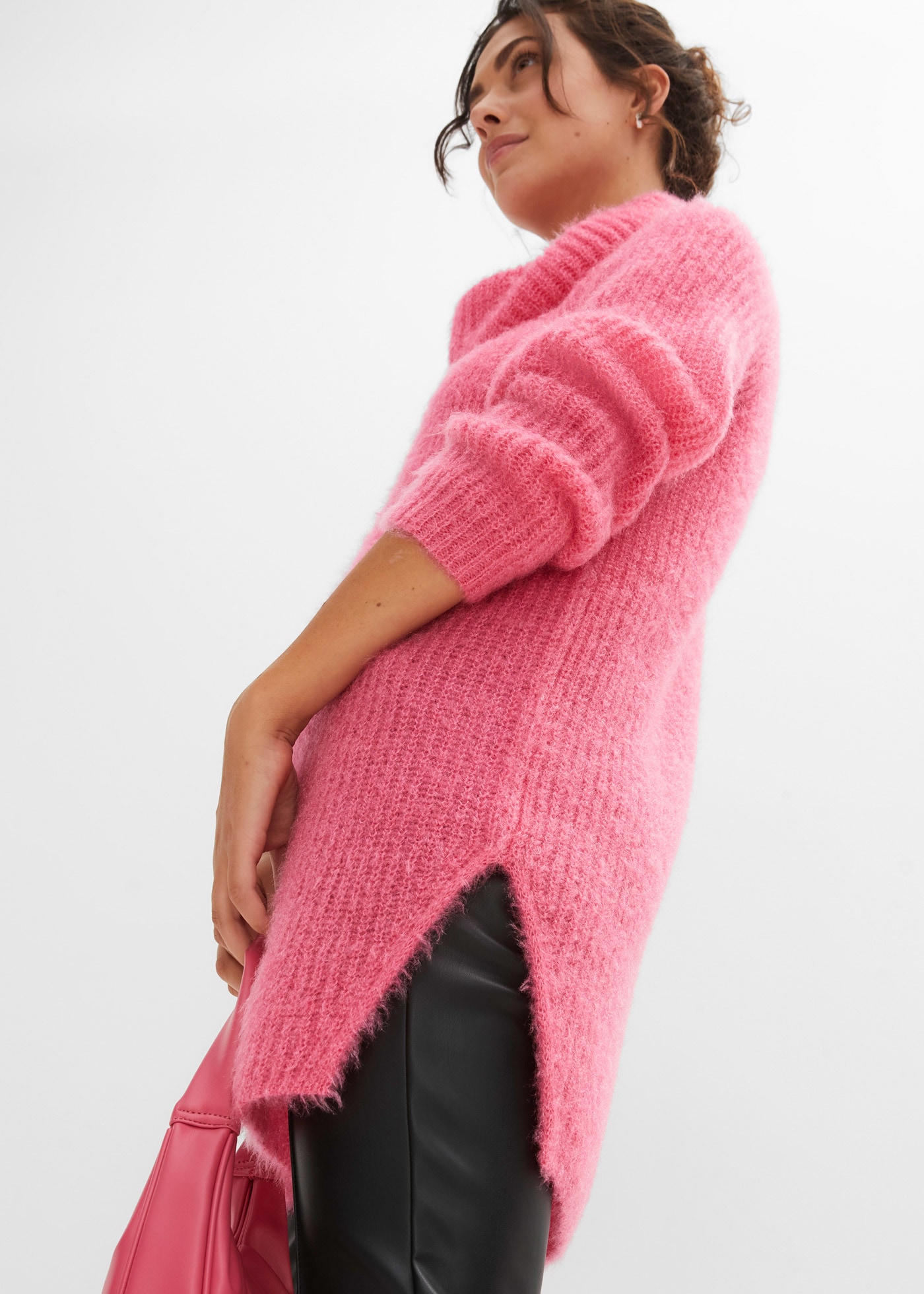 bonprix Pull à col roulé Oversize-Rollkragenpullover