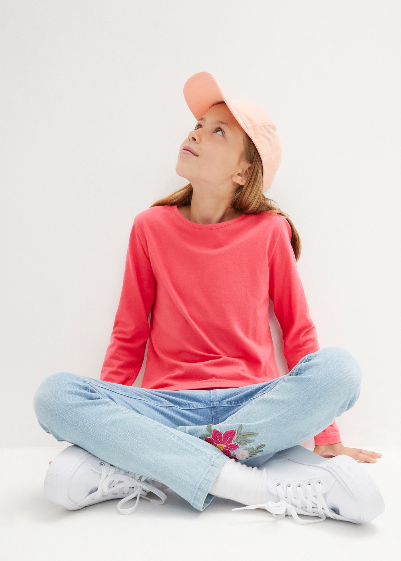 bonprix T-shirt à manches longues »Langarmshirt aus reiner Baumwolle (3er Pack)«, 3 cuis Langarmshirt aus reiner Baumwolle (3er Pack)
