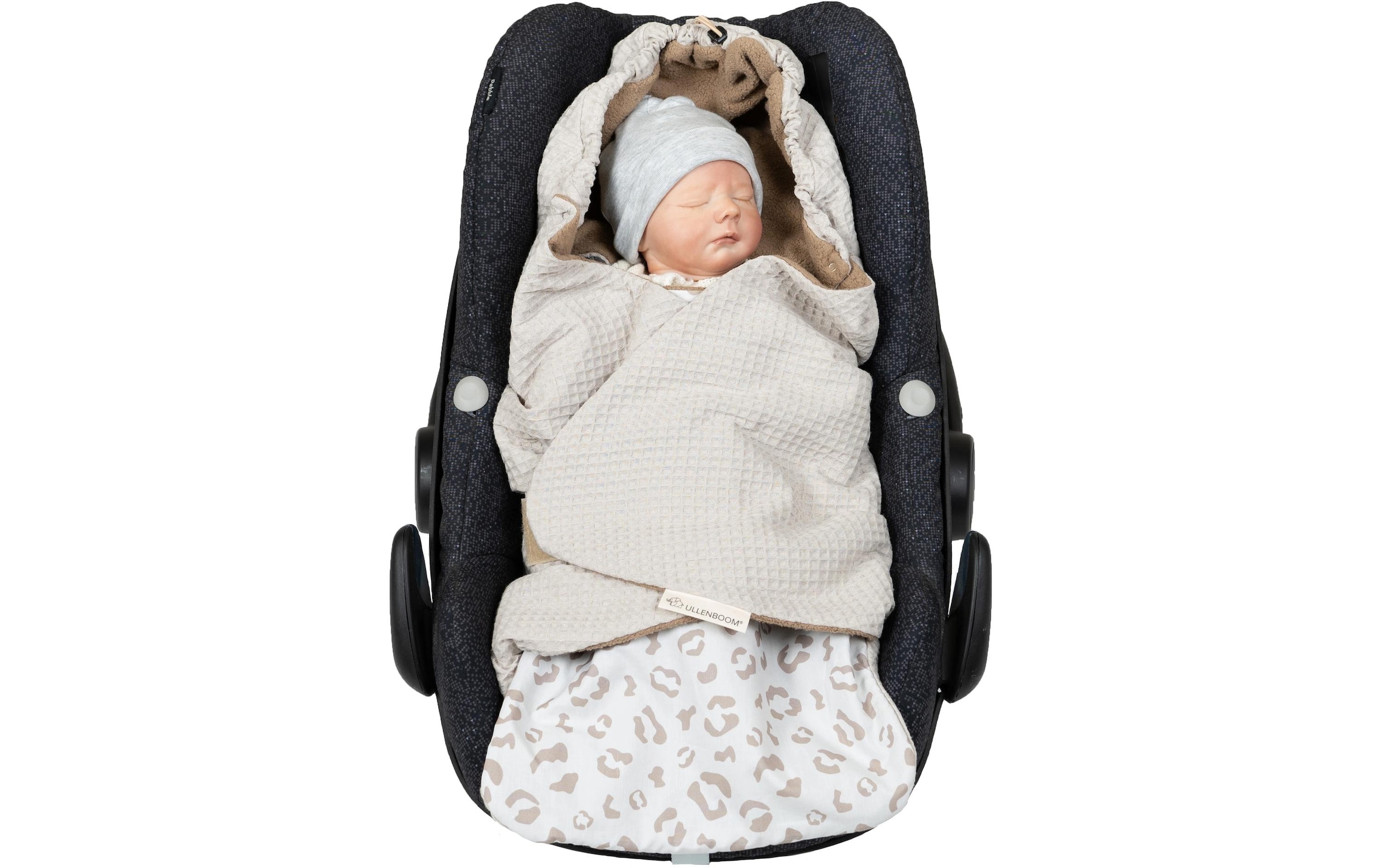 ULLENBOOM ® Couverture d'enveloppement »Leo 90 x 100 cm«