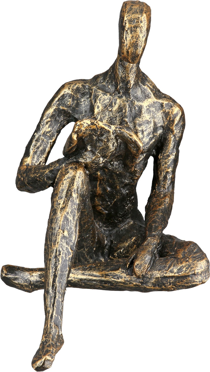 GILDE Sculpture »Skulptur Person Reading«