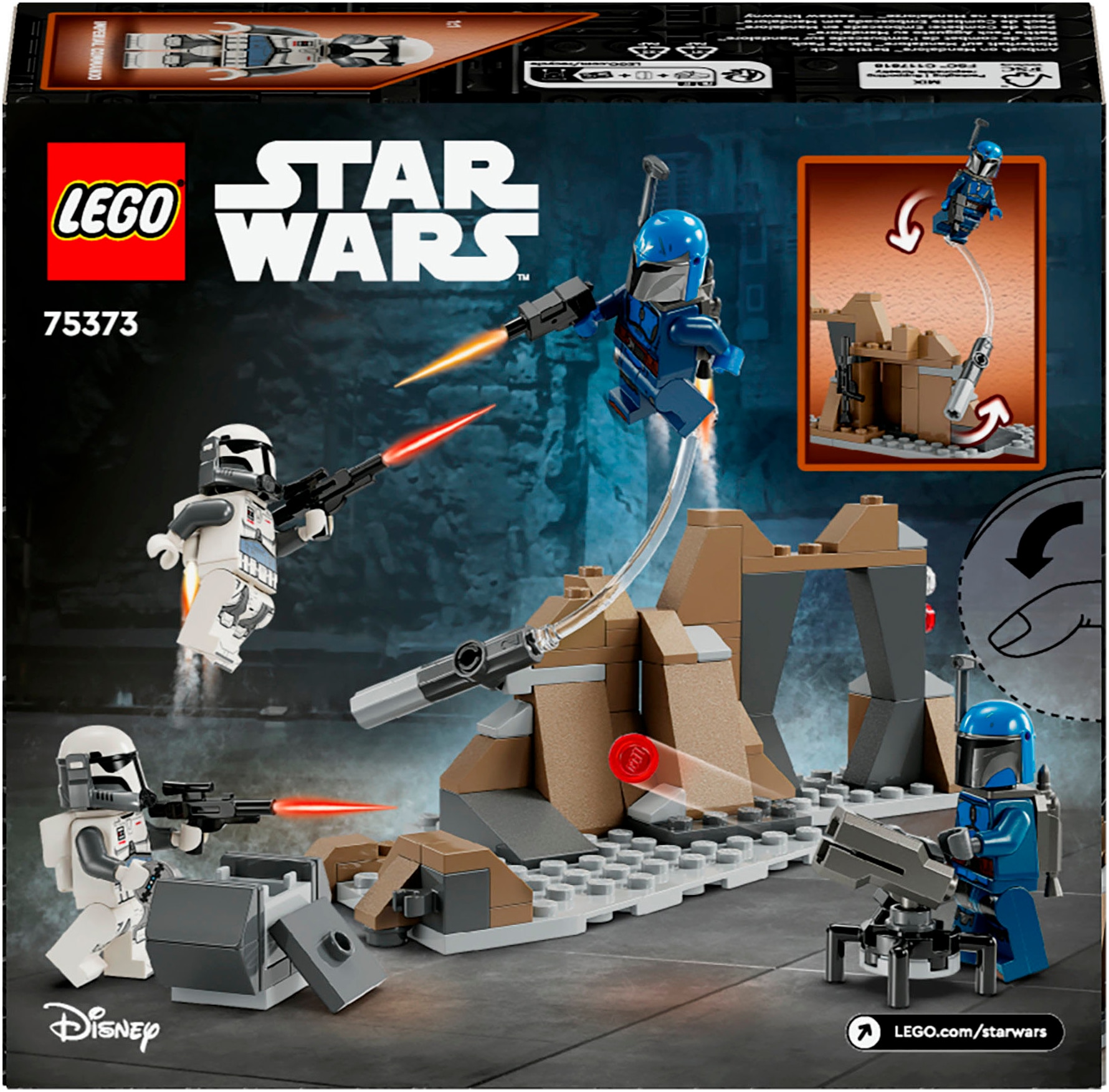 LEGO® Pions de construction »Hinterhalt auf Mandalore™ Battle Pack (75373), LEGO Star Wars™« Made in Europe