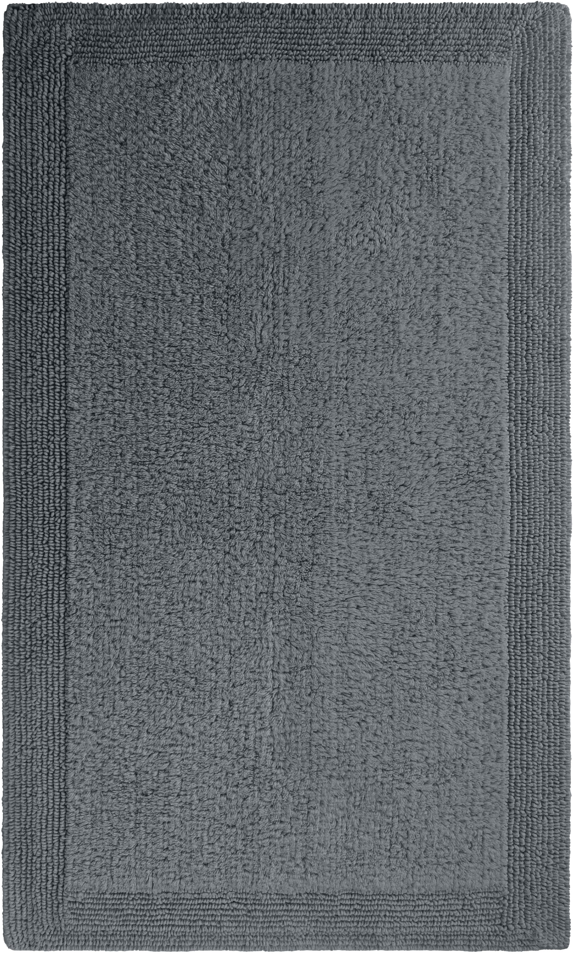 GOODproduct Tapis de bain »Kapra, Badvorleger, Badezimmer Teppich« Höhe 14 mm mit Bordüre, Badteppich, Badematte, Baumwolle