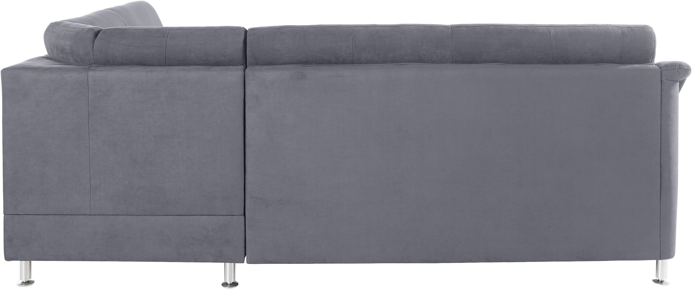 PLACES OF STYLE Ecksofa »Cardoso L-Form« Federkern, wahlweise mit Bett, Schubkasten
