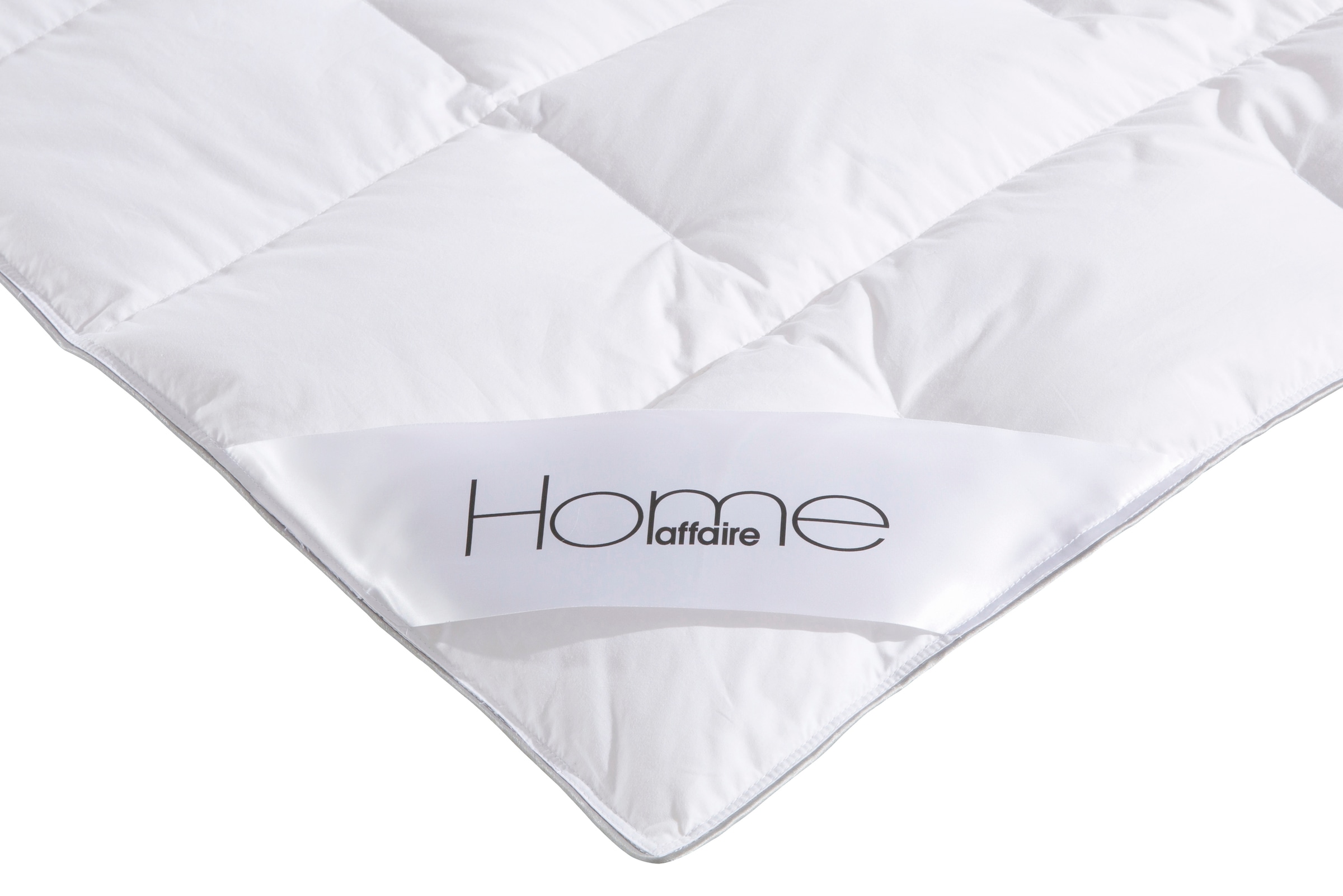 Home affaire Daunenbettdecke »Moulle, Bettdecke 135x200 cm und 155x220 cm« leicht Füllung 90% Daunen & 10% Federn 1 Stk. tlg. Bettdecken, Sommer oder Winter, Decke, Made in Germany, atmungsaktiv