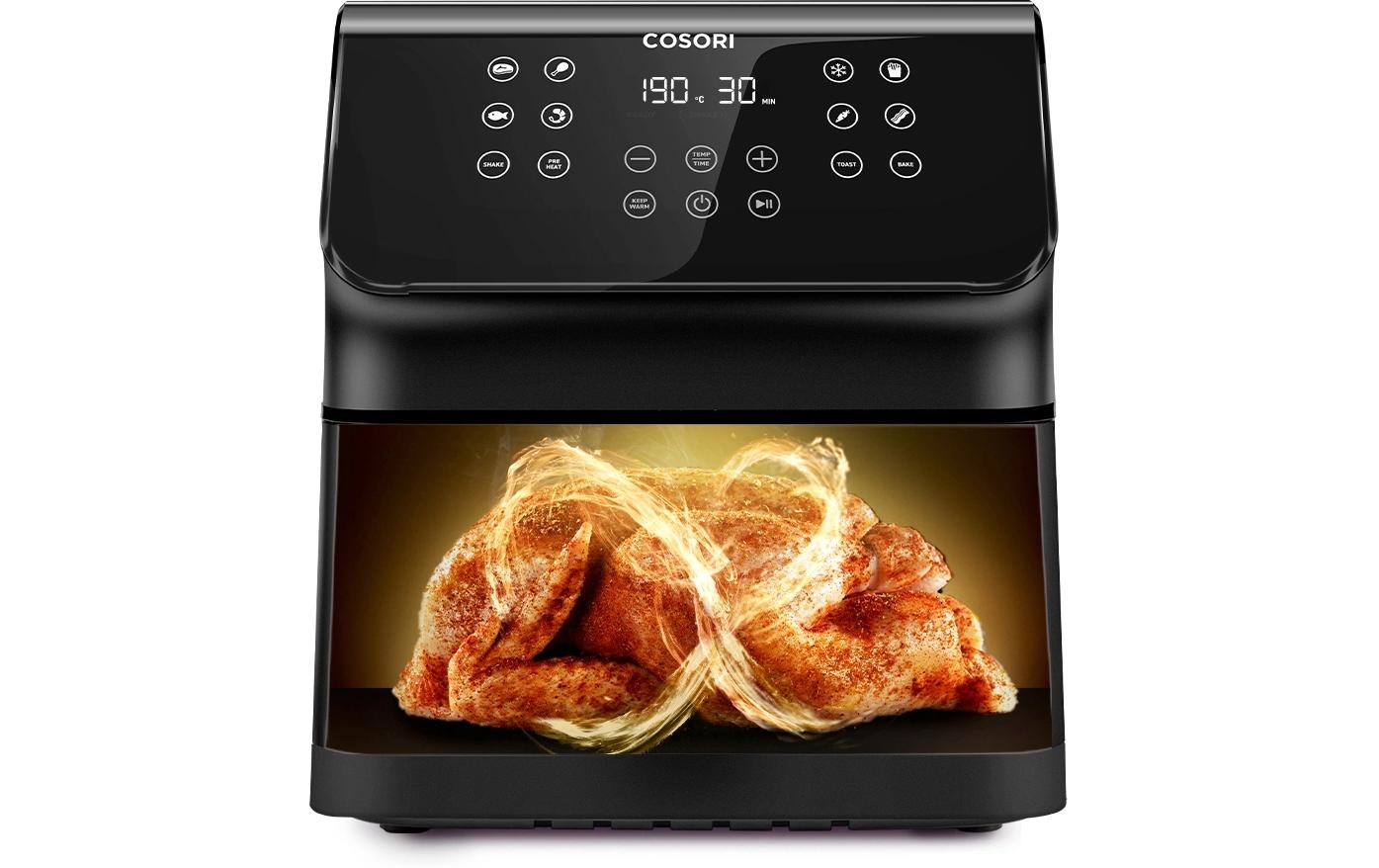   Heissluftfritteuse »Cosori Premium II Chef Edition 6,2 l« 1700 W Leistungsstarke Heissluftfritteuse mit 12 Programmen