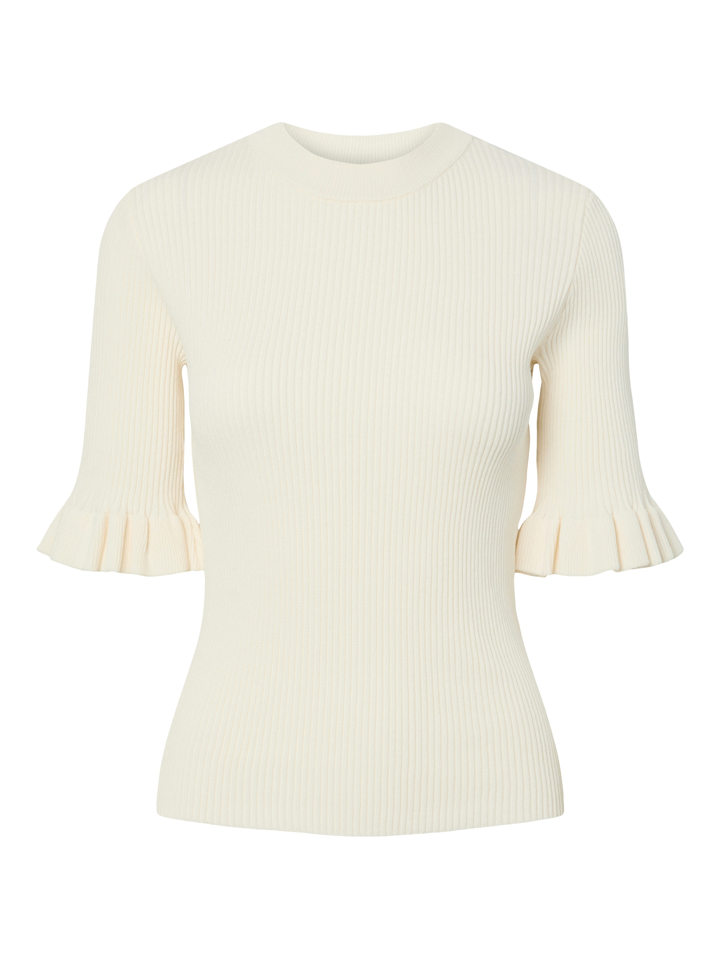 Y.A.S Rundhalspullover »YASMIKLA SS KNIT TOP S. NOOS«