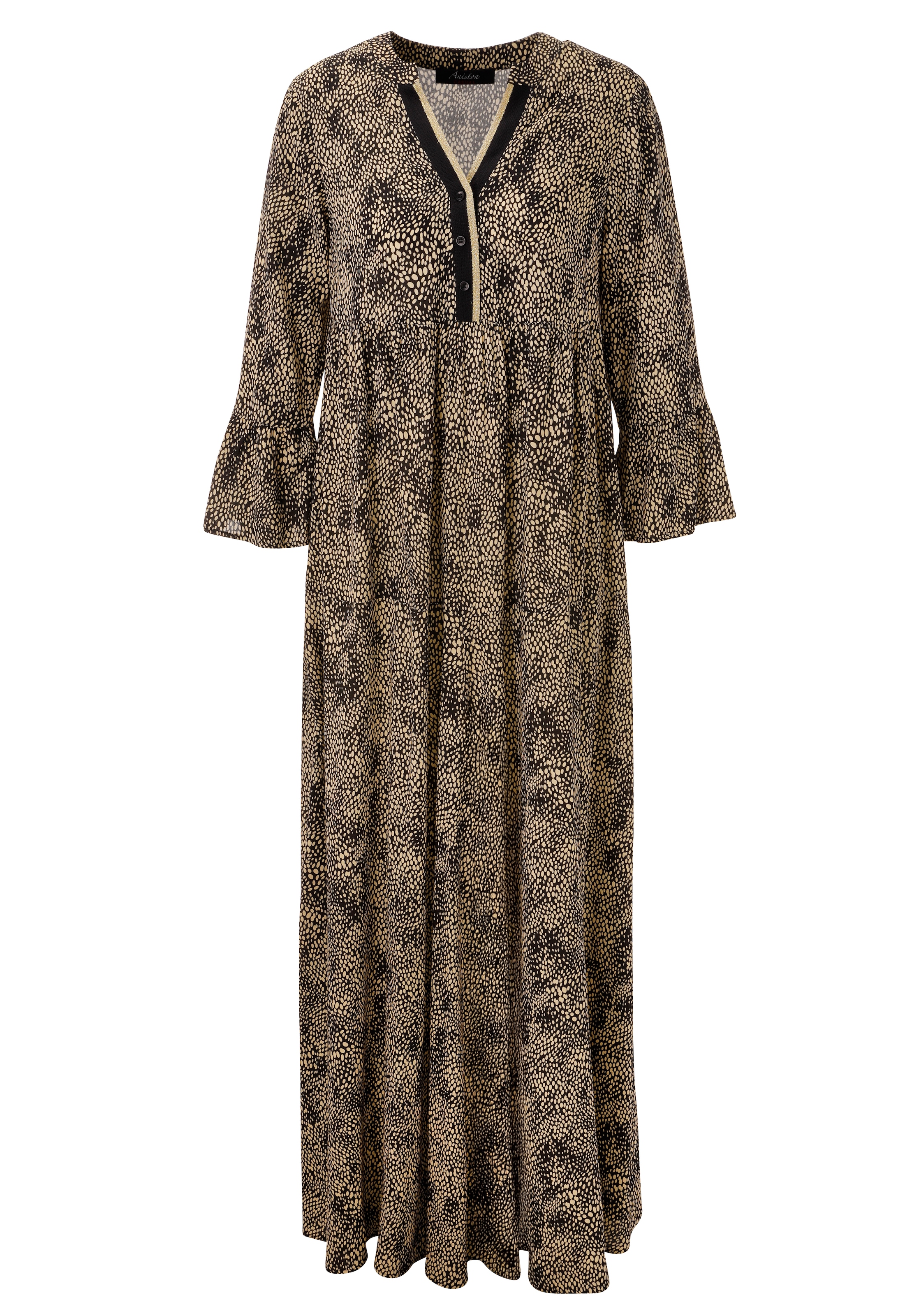 Aniston CASUAL Maxikleid mit grafischen Alloverdruck - NEUE KOLLEKTION