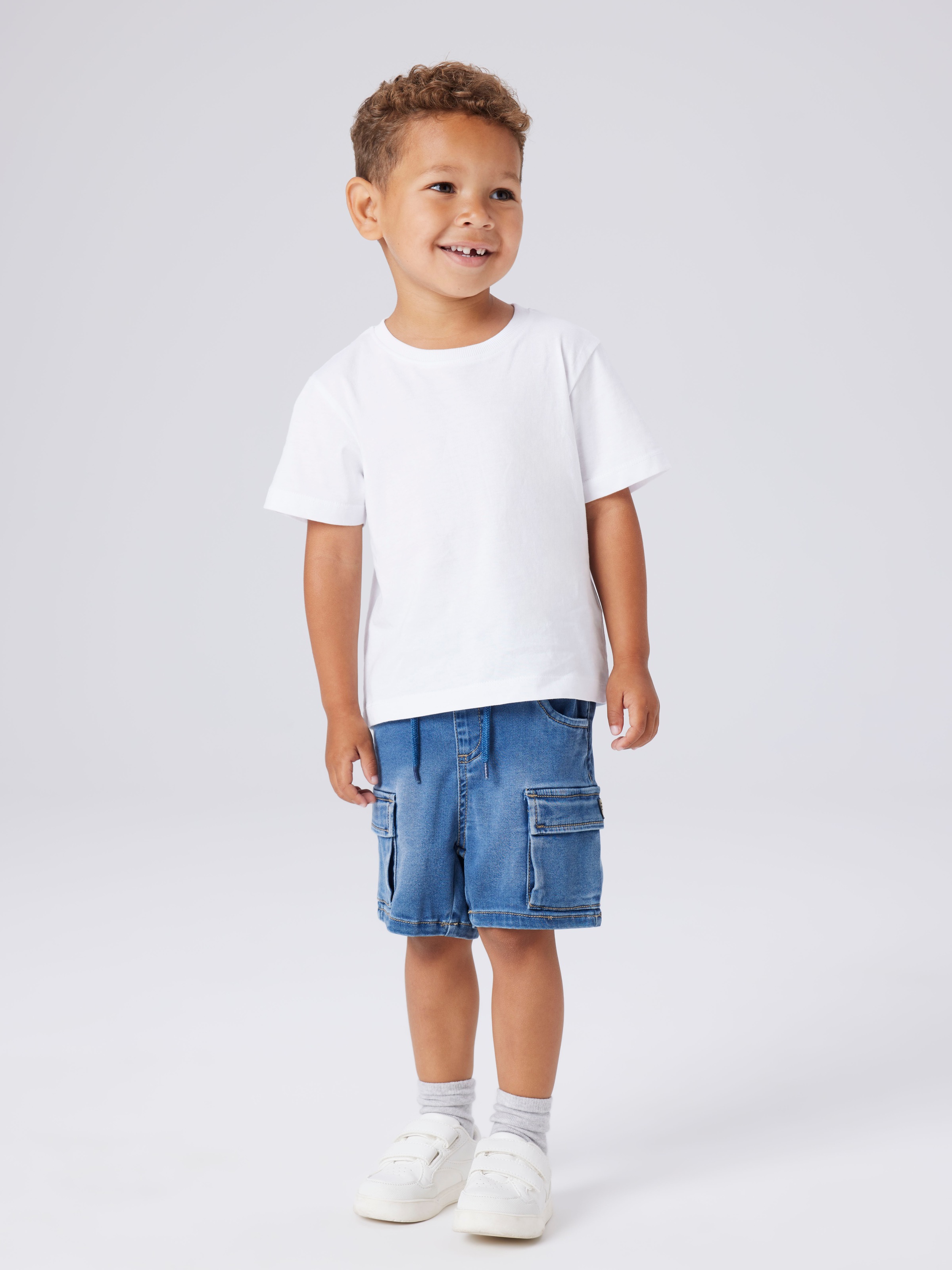 Name It Short cargo »coole Jeansshorts NMMBEN BAGGY DNM L SHORTS 8610-TO NOOS«  Denim Materialmix mit Stretch