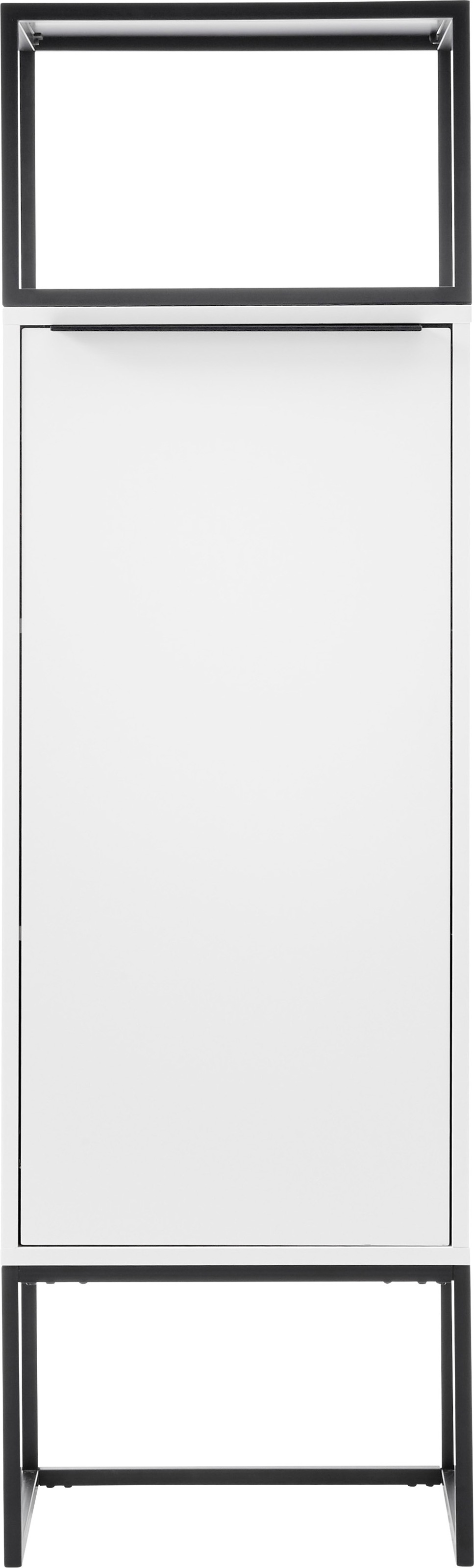 HBZ Buffet haut »Lille« 1 cuis tlg. mit LED-Beleuchtung, Wohnzimmerschrank in Eiche Artisan NB