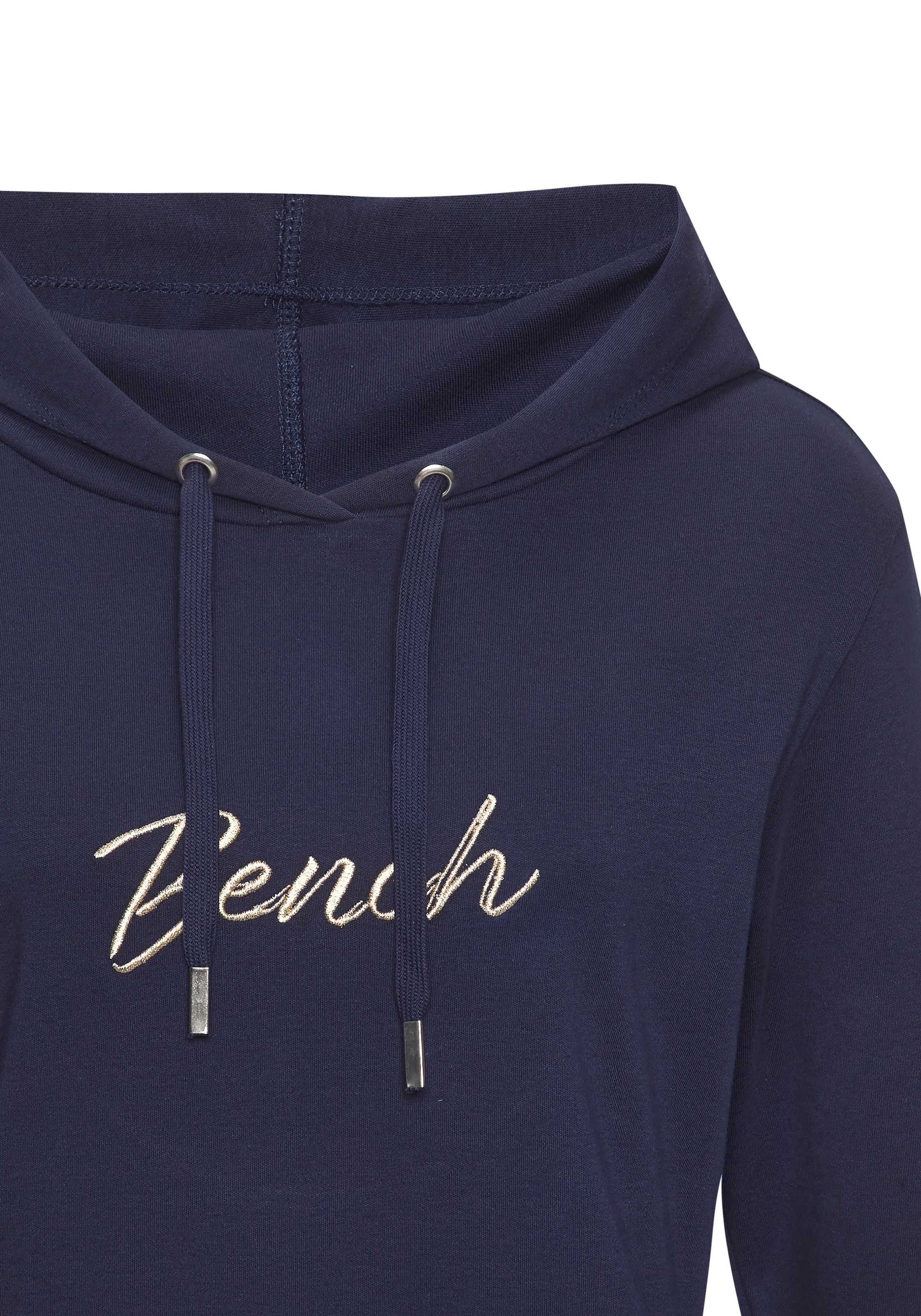 Bench. Loungewear Sweat à capuche , mit glänzender Logostickerei, Loungeanzug, Hoodie
