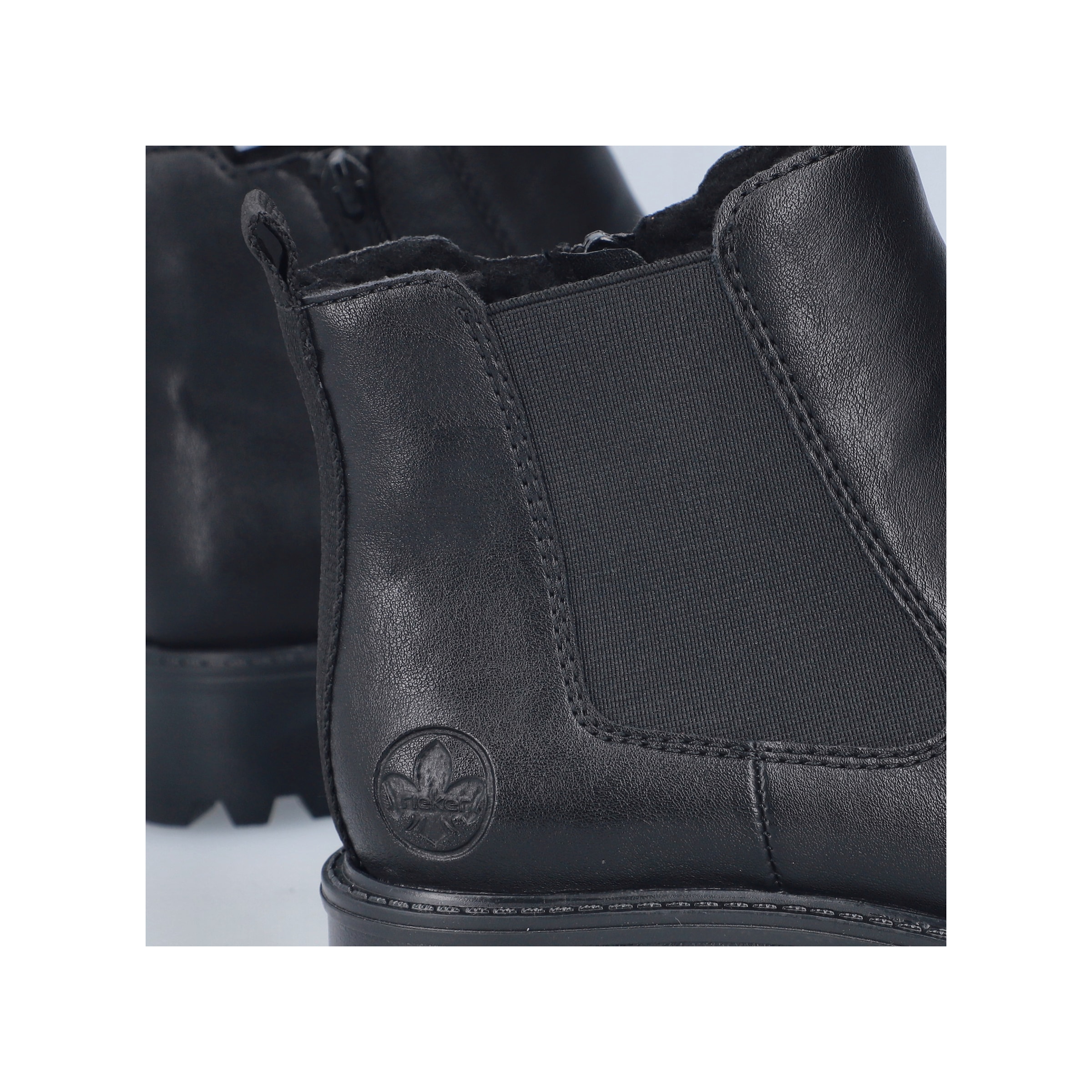 Rieker Chelseaboots  Schlupfboots, Stiefelette, Blockabsatz, mit kuscheligem Warmfutter