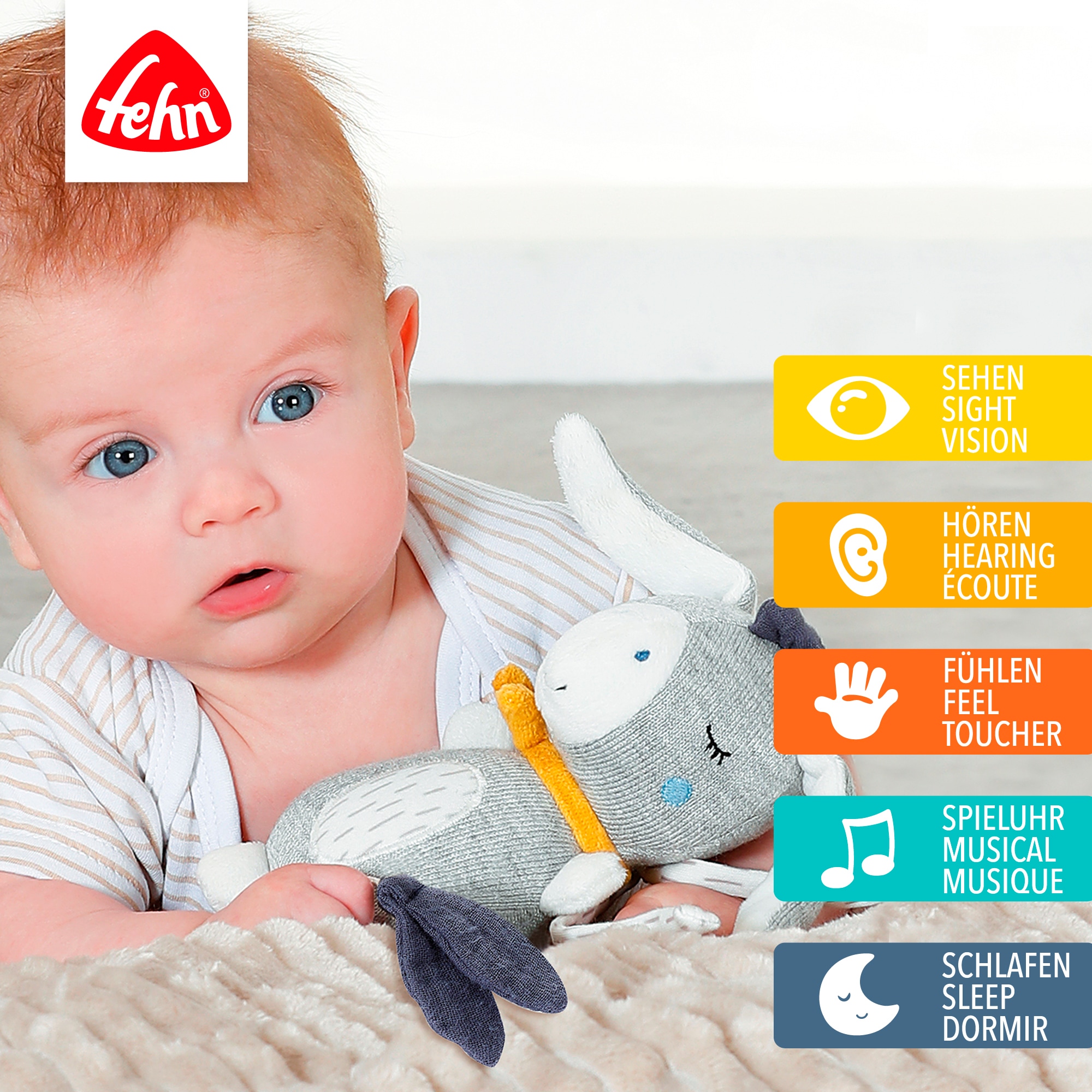 Fehn Boîte à musique »Mini-Spieluhr Esel«