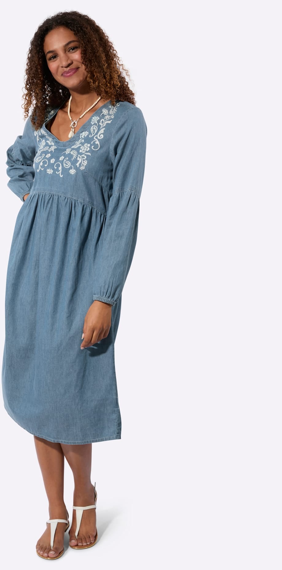 Inspirationen Robe en jean »Jeans-Kleid«