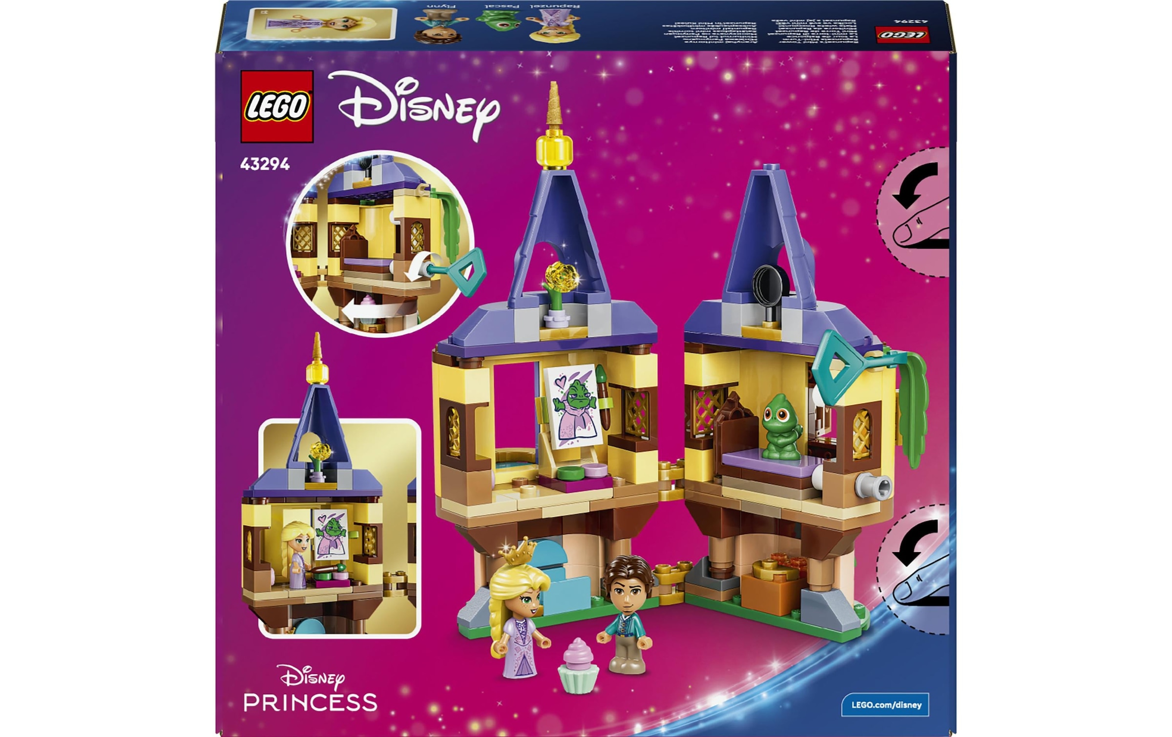 LEGO® Pions de construction »Rapunzels Mini-Turm (43294), LEGO Disney Princess« fabriqué en Europe