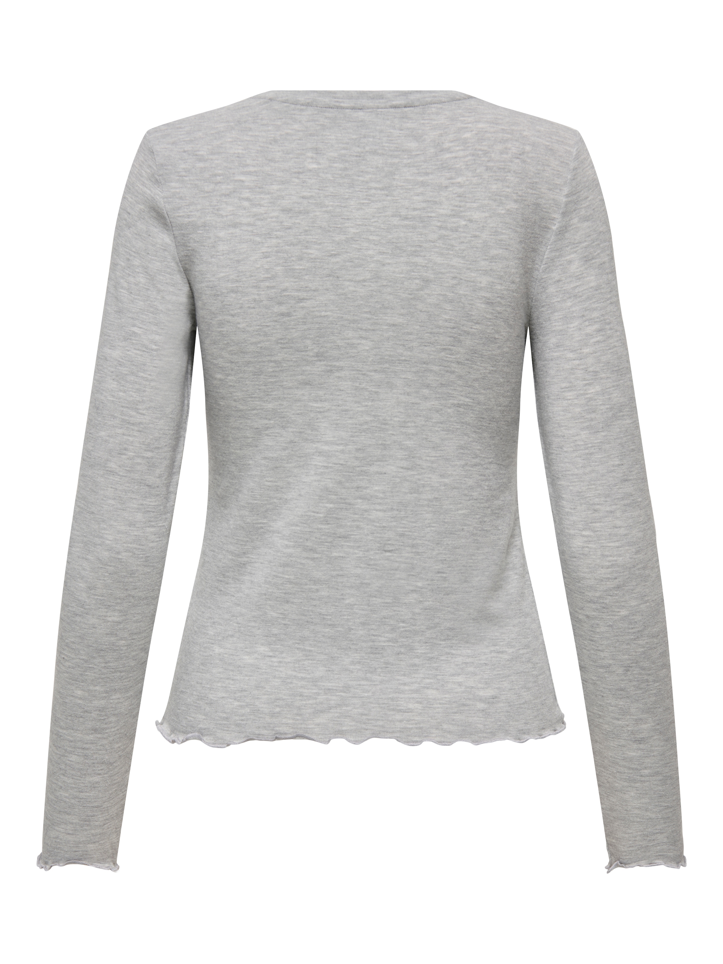 ONLY T-shirt à manches longues »ONLVIRRO O NECK L/S TOP BOX JRS« Materialmix, regular fit