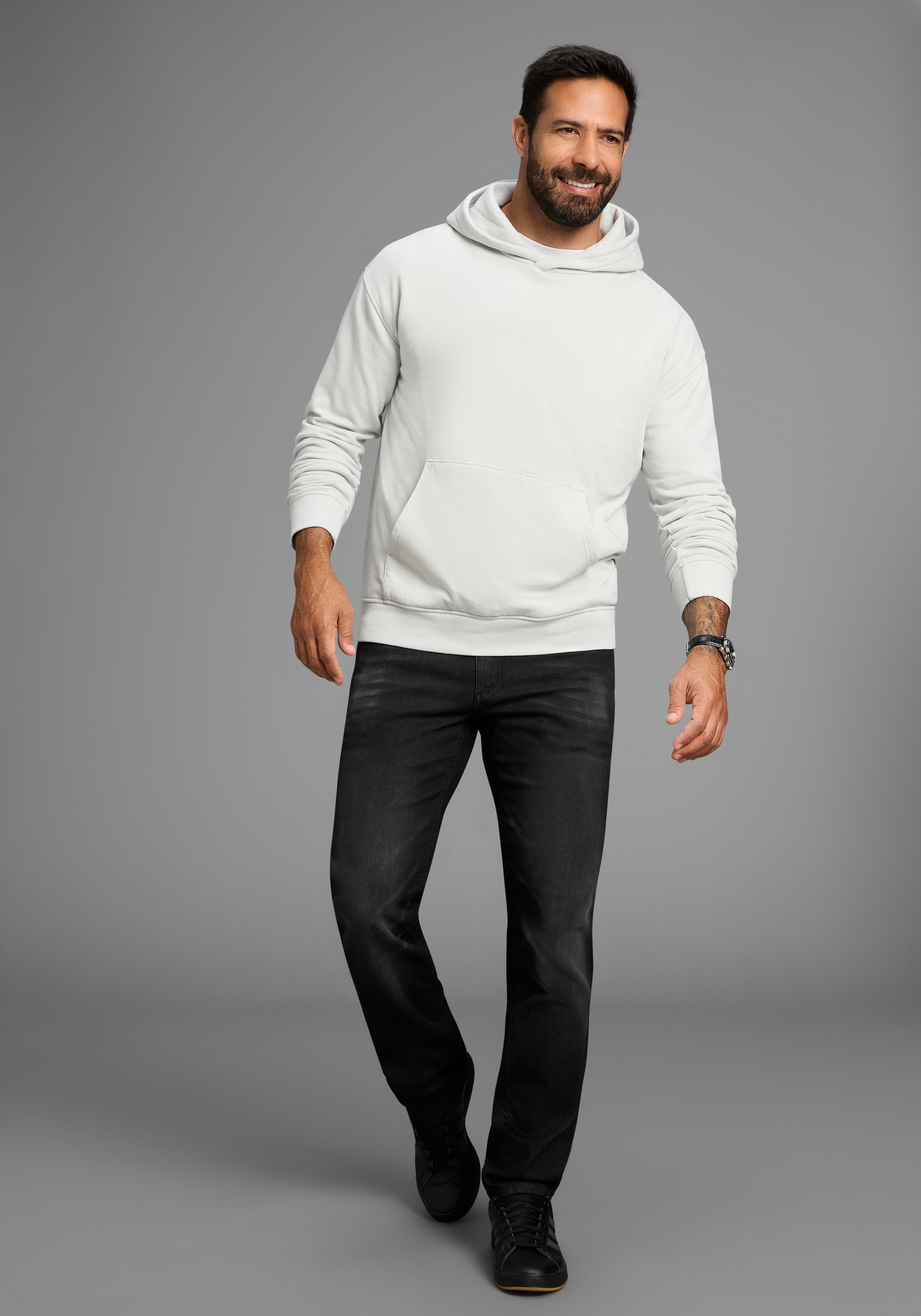 H.I.S Kapuzensweatshirt , ohne Kordeln an der Kapuze
