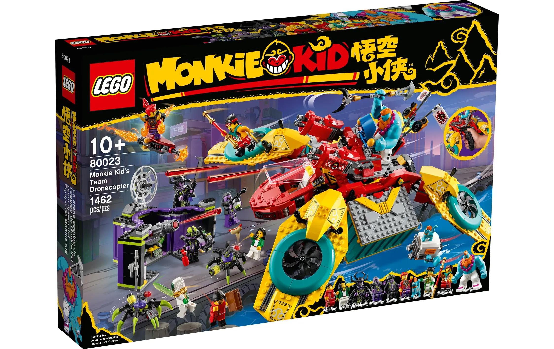 LEGO® Konstruktionsspielsteine »Monkie Kid Monkie Kids Hubschrauberdrohne 80023«