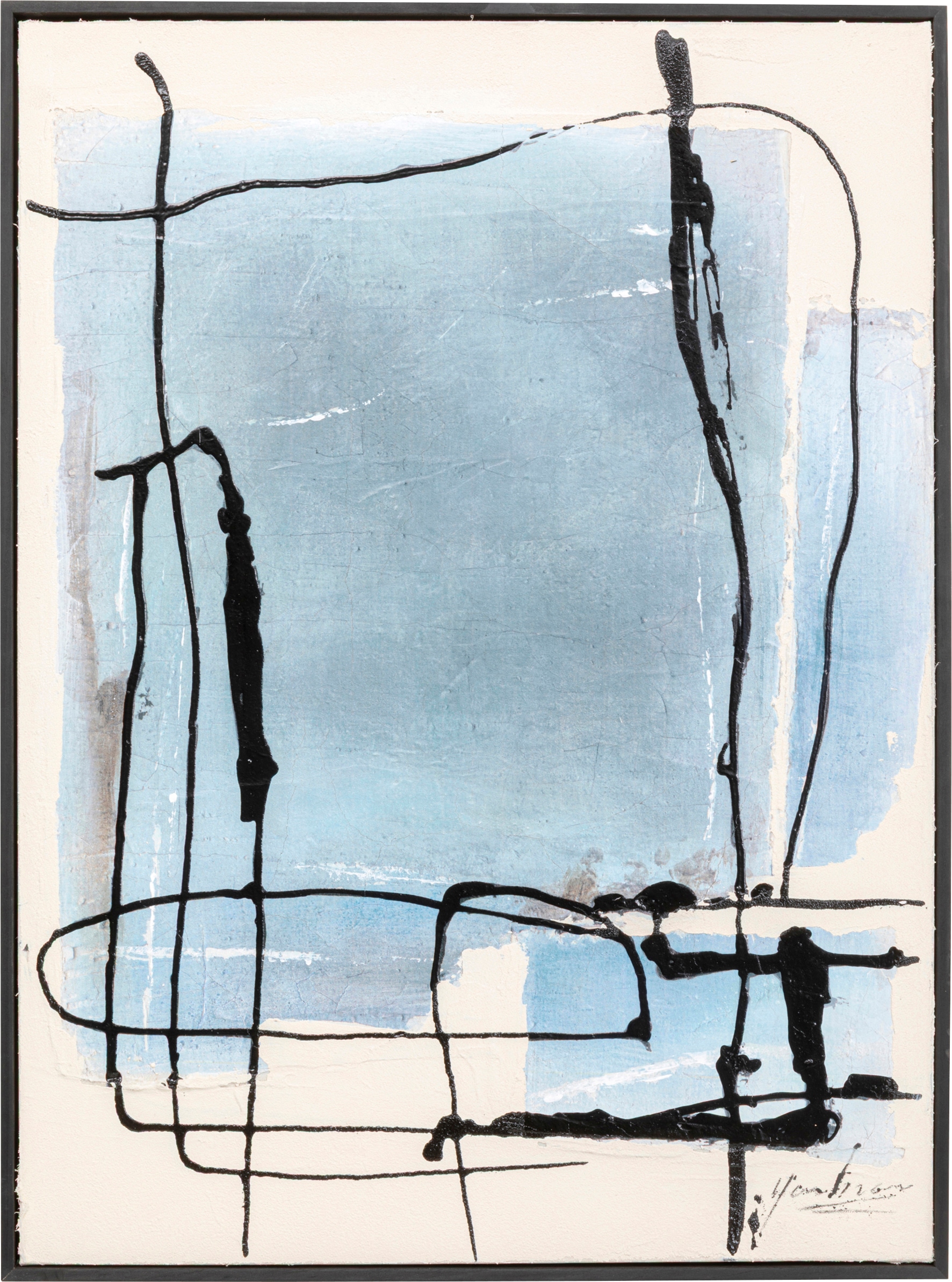 Kare Design Bild mit Rahmen »Gerahmtes Bild Dust 55x75cm« 1, 