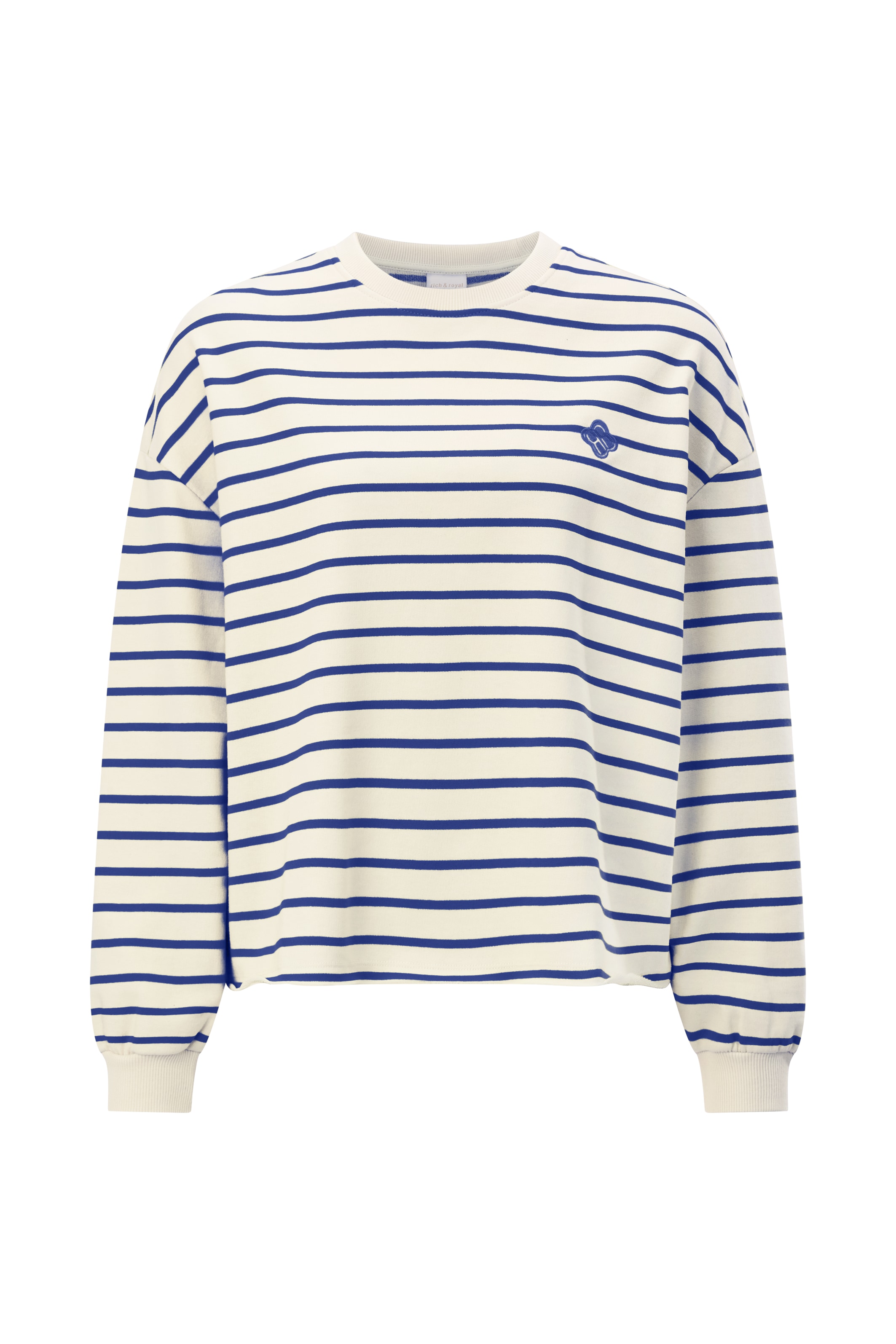 RICHROYAL Sweatshirt , im dezenten oversized Look, mit Bruststickerei
