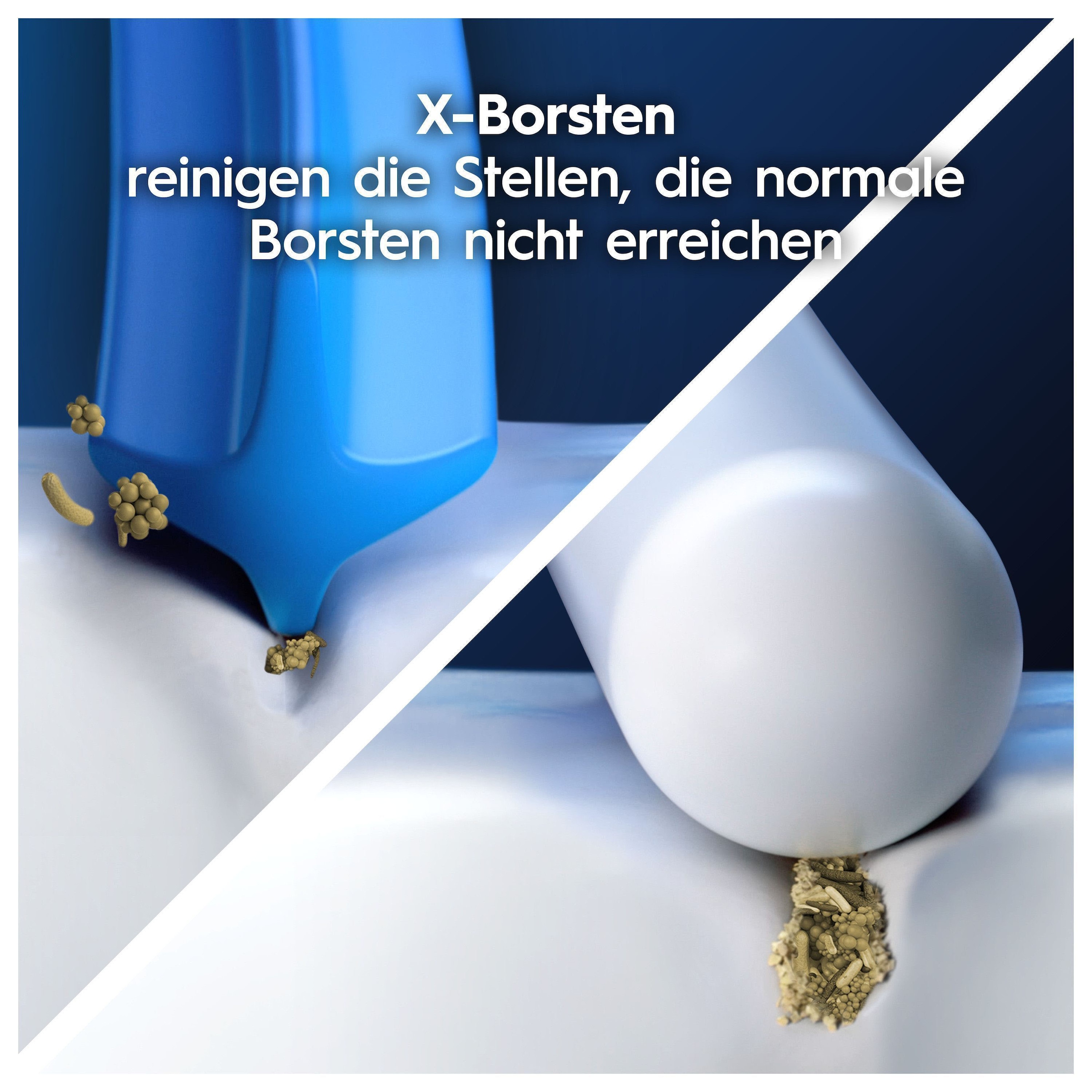 Oral-B Brosses à clipser »Pro CrossAction« poils en forme de X