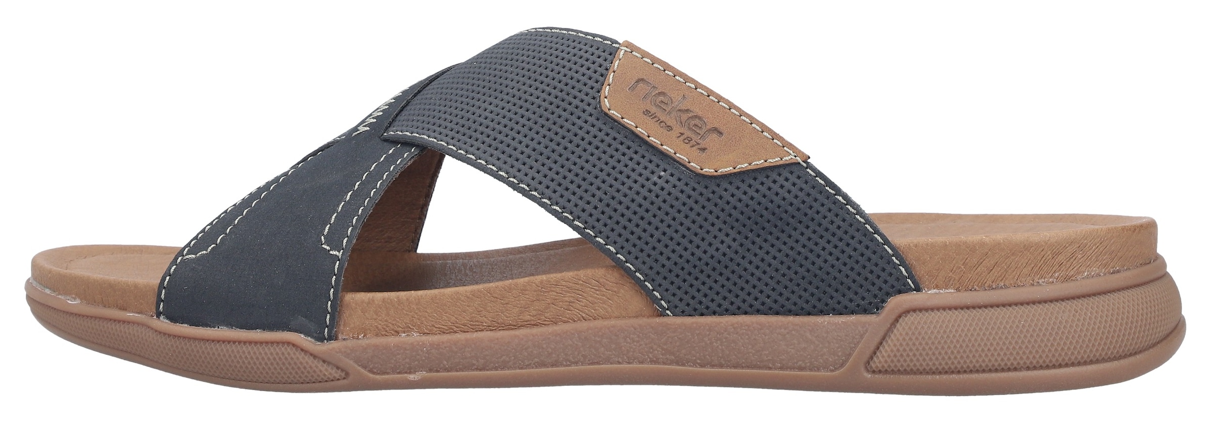 Rieker Pantolette  Chaussure d'été, chaussure d’intérieur, chaussure de vacances forme confortable