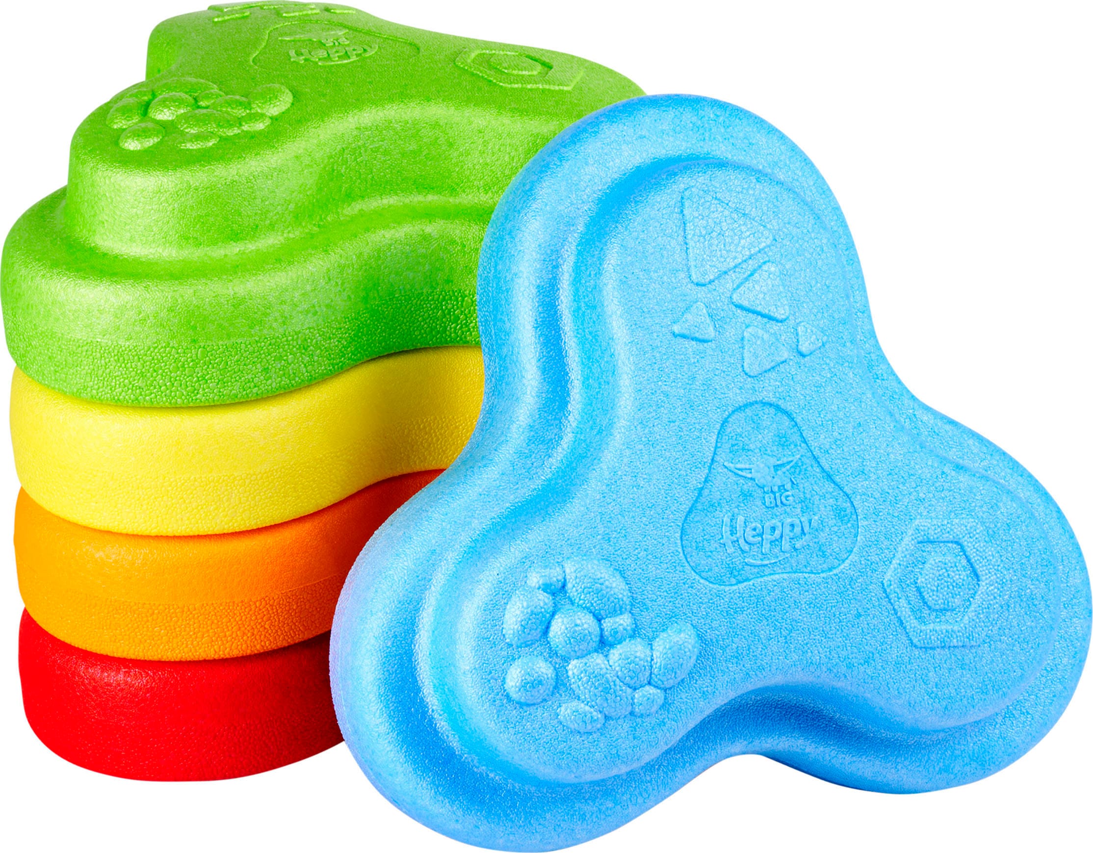 BIG Balancetrainer »BIG Heppy Rocks, Spielsteine« mit drei verschiedenen Oberflächenstrukturen