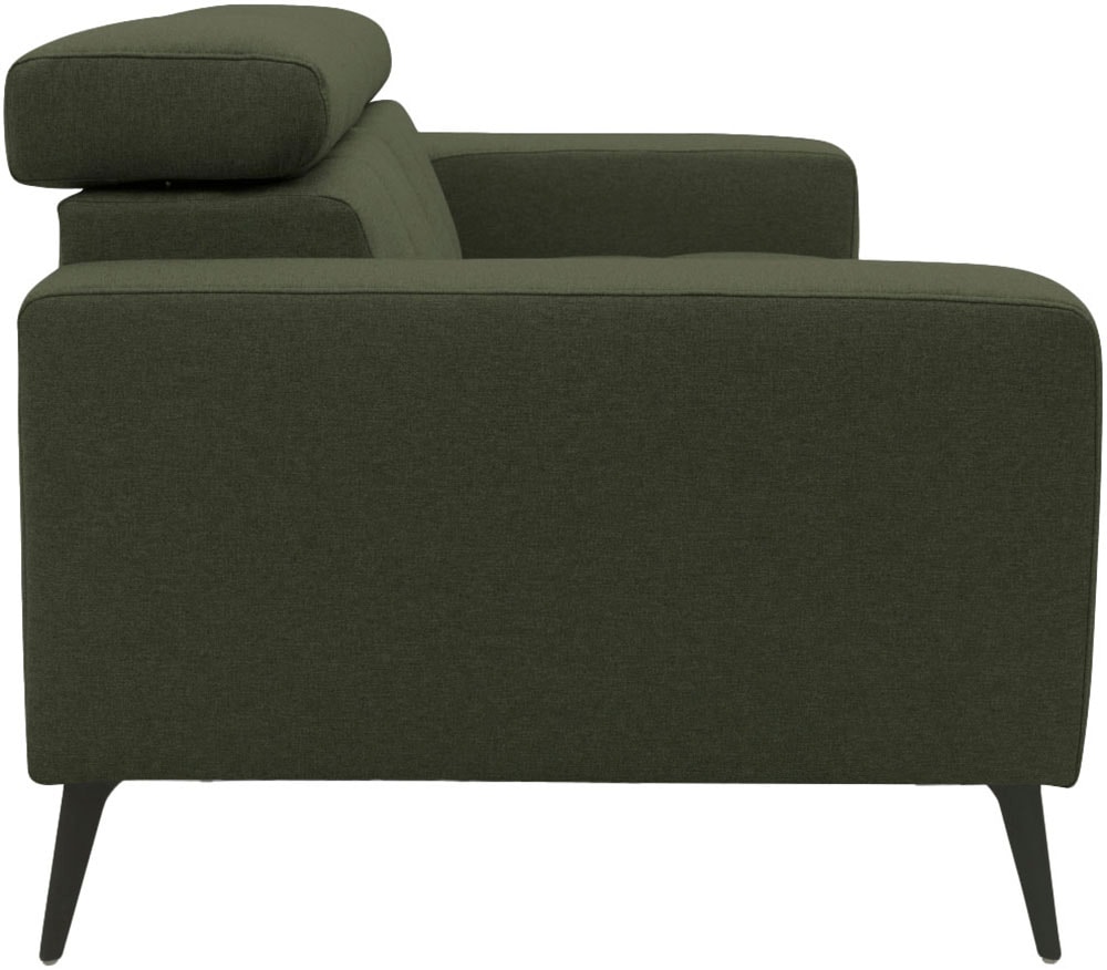 DOMO collection 2-places »Trento, mit Kufenfuss oder Einzelfuss« wahlweise mit Kopfteilverstellung und in zwei  Grössen erhältlich