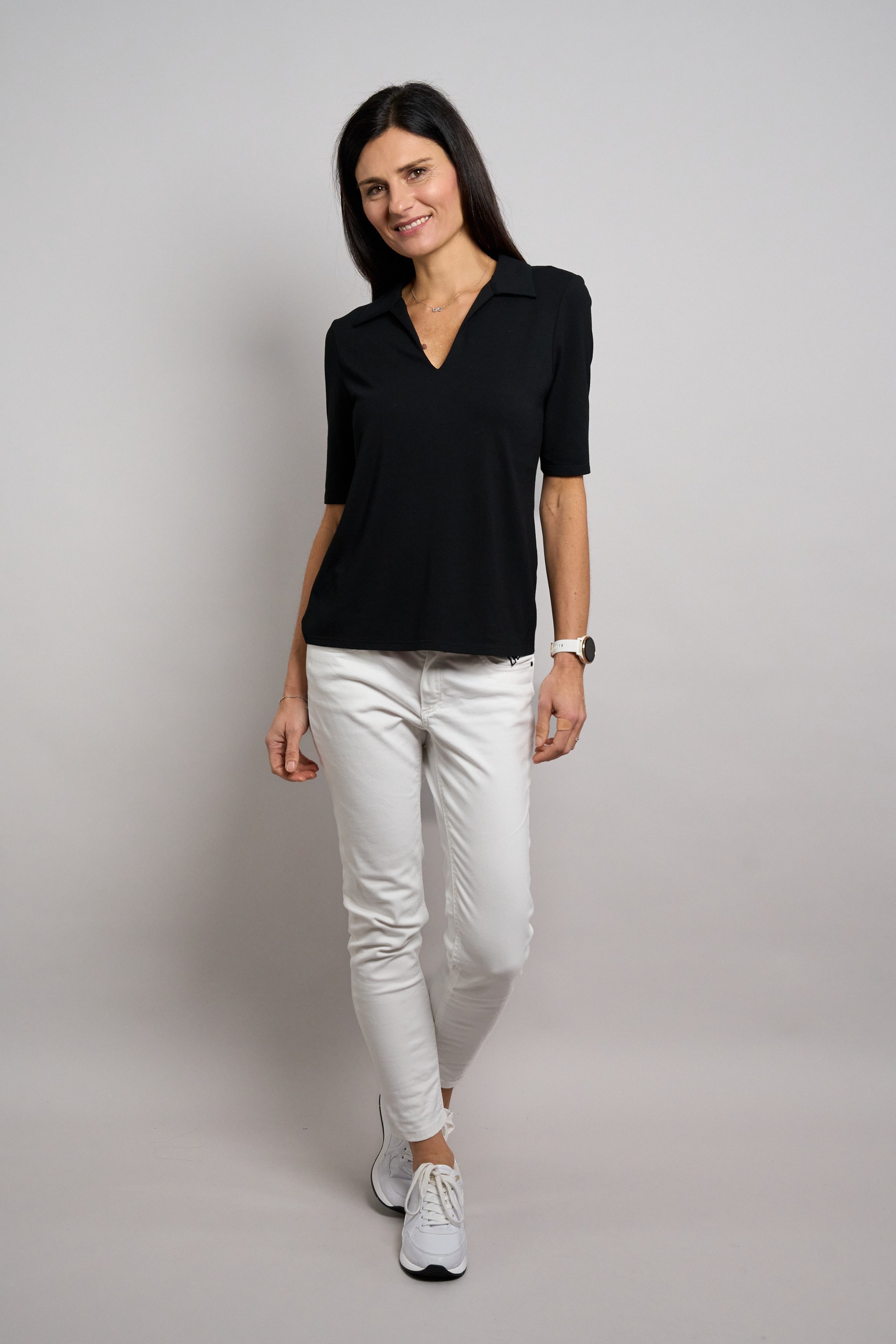 Seidel Moden Polo Mit V-Ausschnitt - MADE IN GERMANY