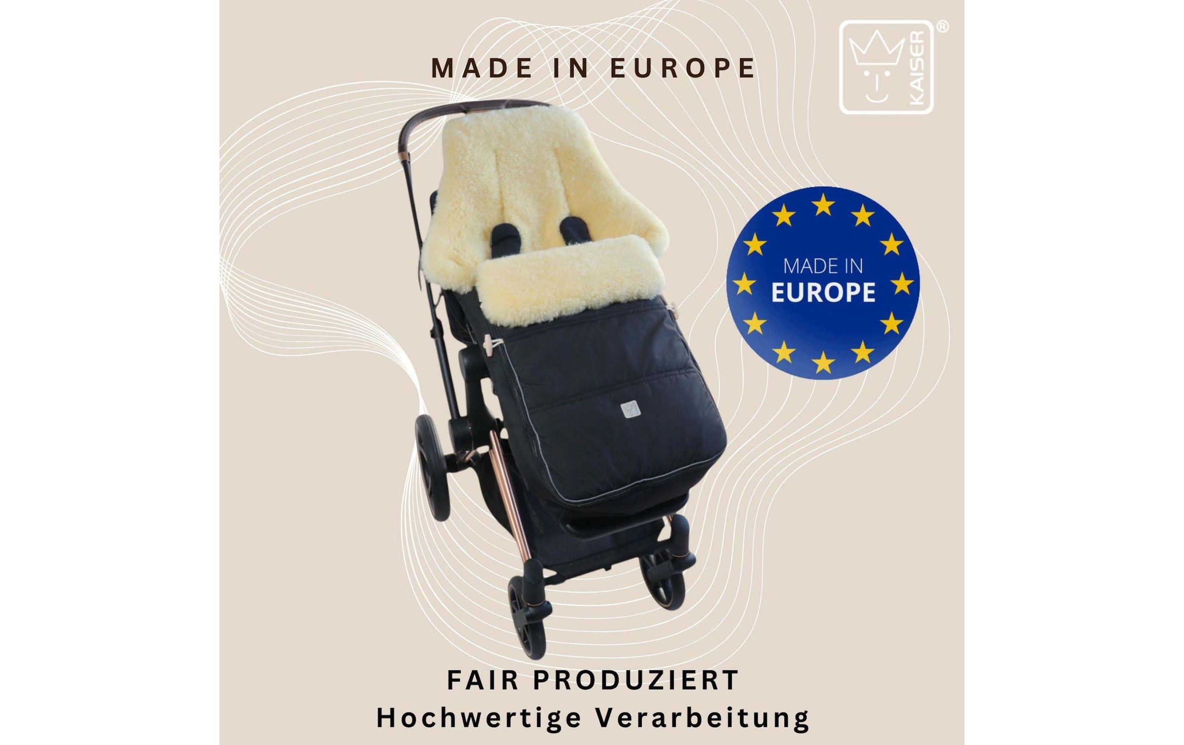 Kaiser Fusssack »Dublas 2.0 aus Lammfell«