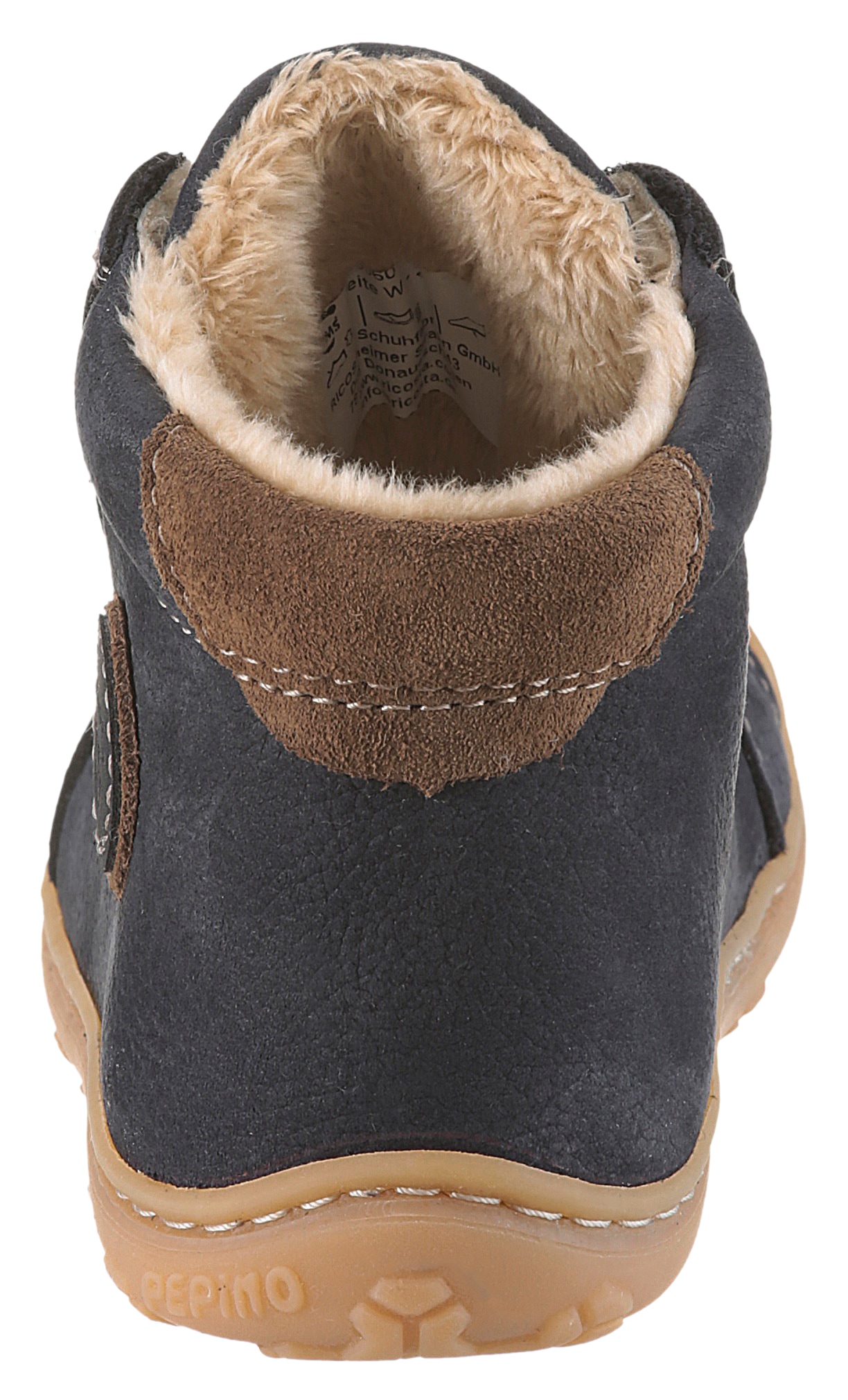 PEPINO by RICOSTA Chaussures de marche »GEORGIE, WMS: weit«  chaussure d’hiver avec système de mesure de largeur, gabarit de taille à télécharger