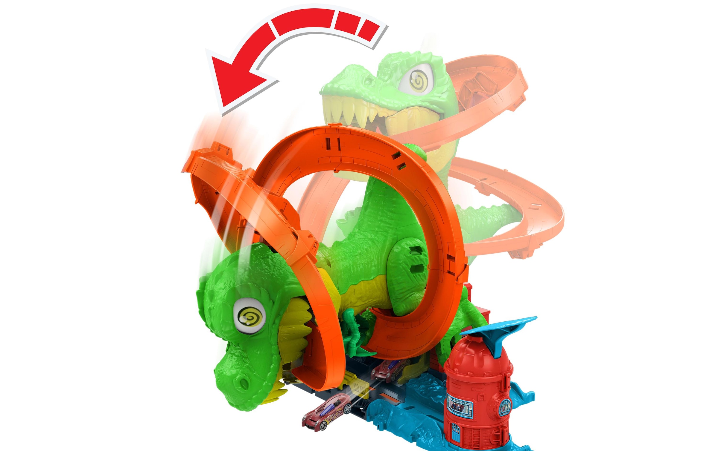 Hot Wheels Spielzeug-Auto »Hot Wheels City T-Rex-Schlacht«