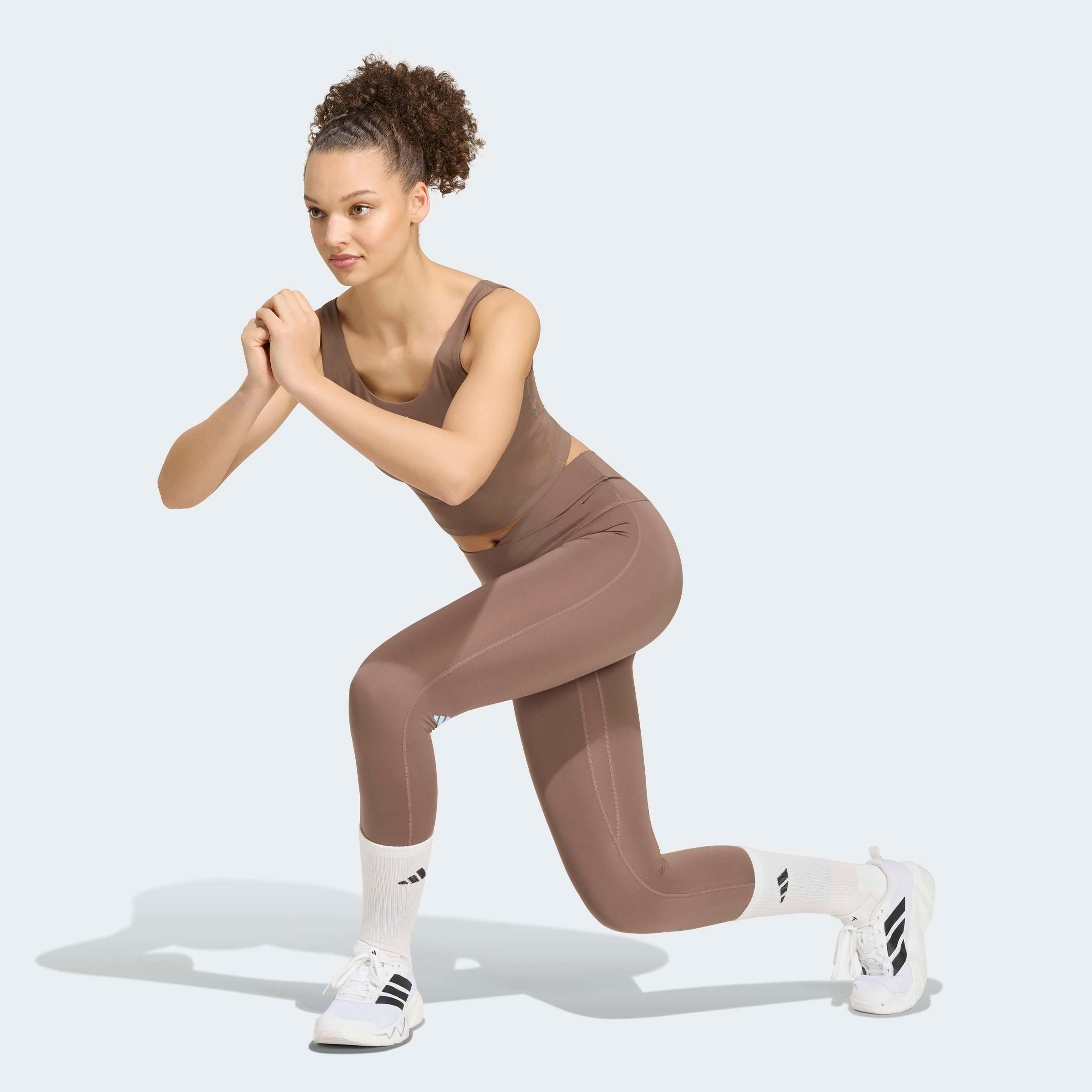 adidas Performance Caleçon d'entraînement »3-STREIFEN STUDIO ALL ME 7/8 X-OVER LEGGINGS«