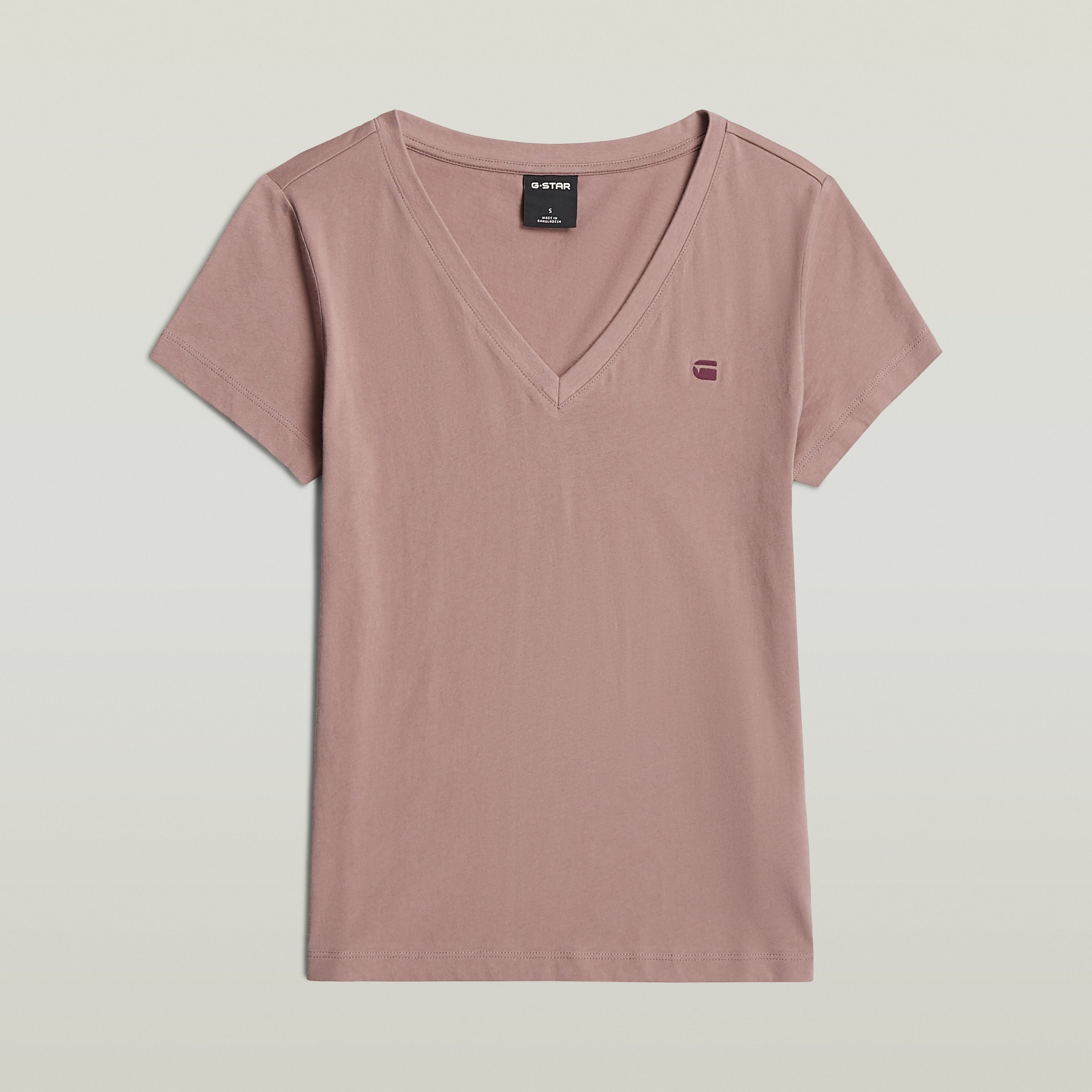 G-STAR T-shirt en V »Overdyed Form v t wmn« en qualité coton