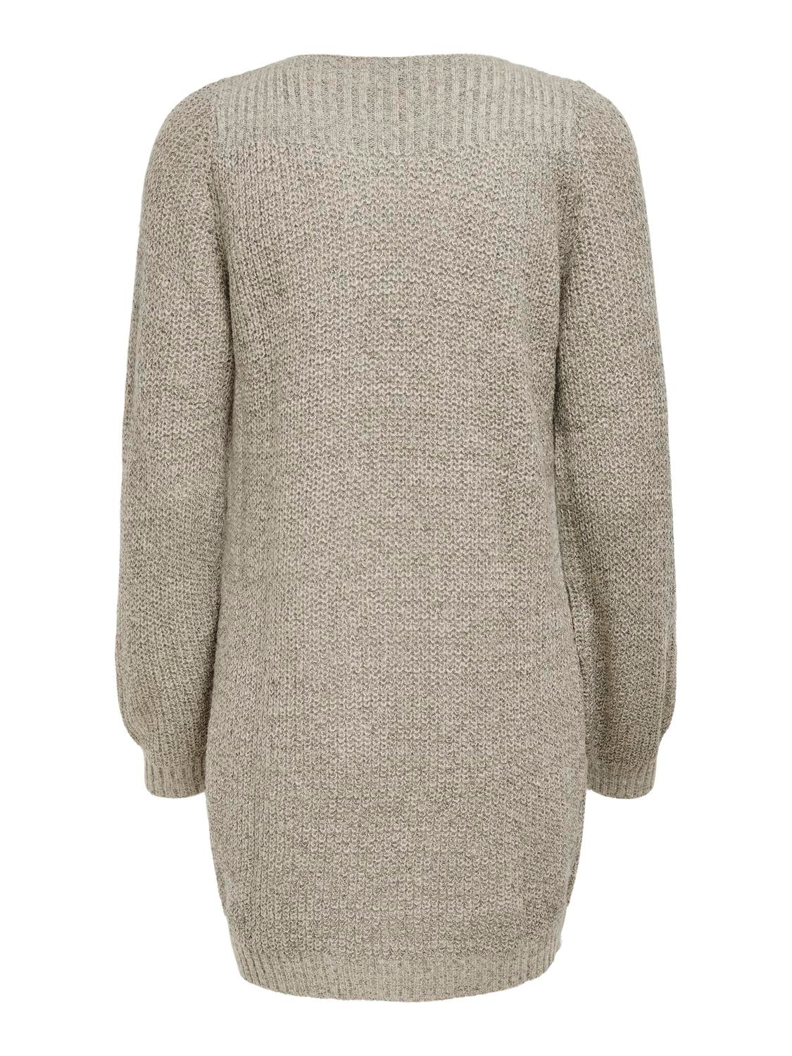 JDY Mini-robe »JDYWHITNEY MEGAN L/S BOAT DRESS KNT NOOS« Sommerkleid