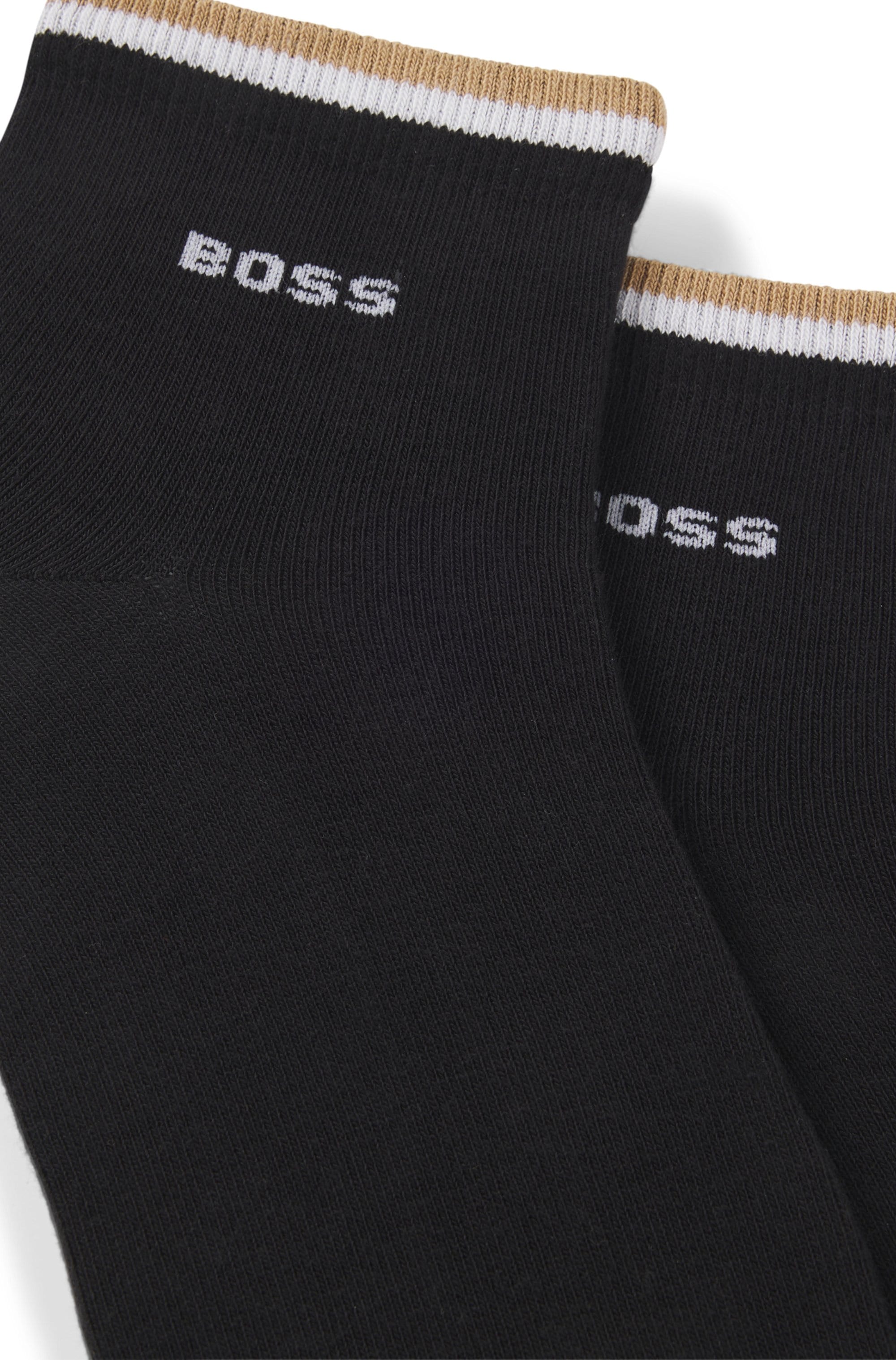 BOSS Chaussettes de loisirs »2P SH Stripe CC« Packung, 2er, 2 cuis tlg. mit BOSS Schriftzug