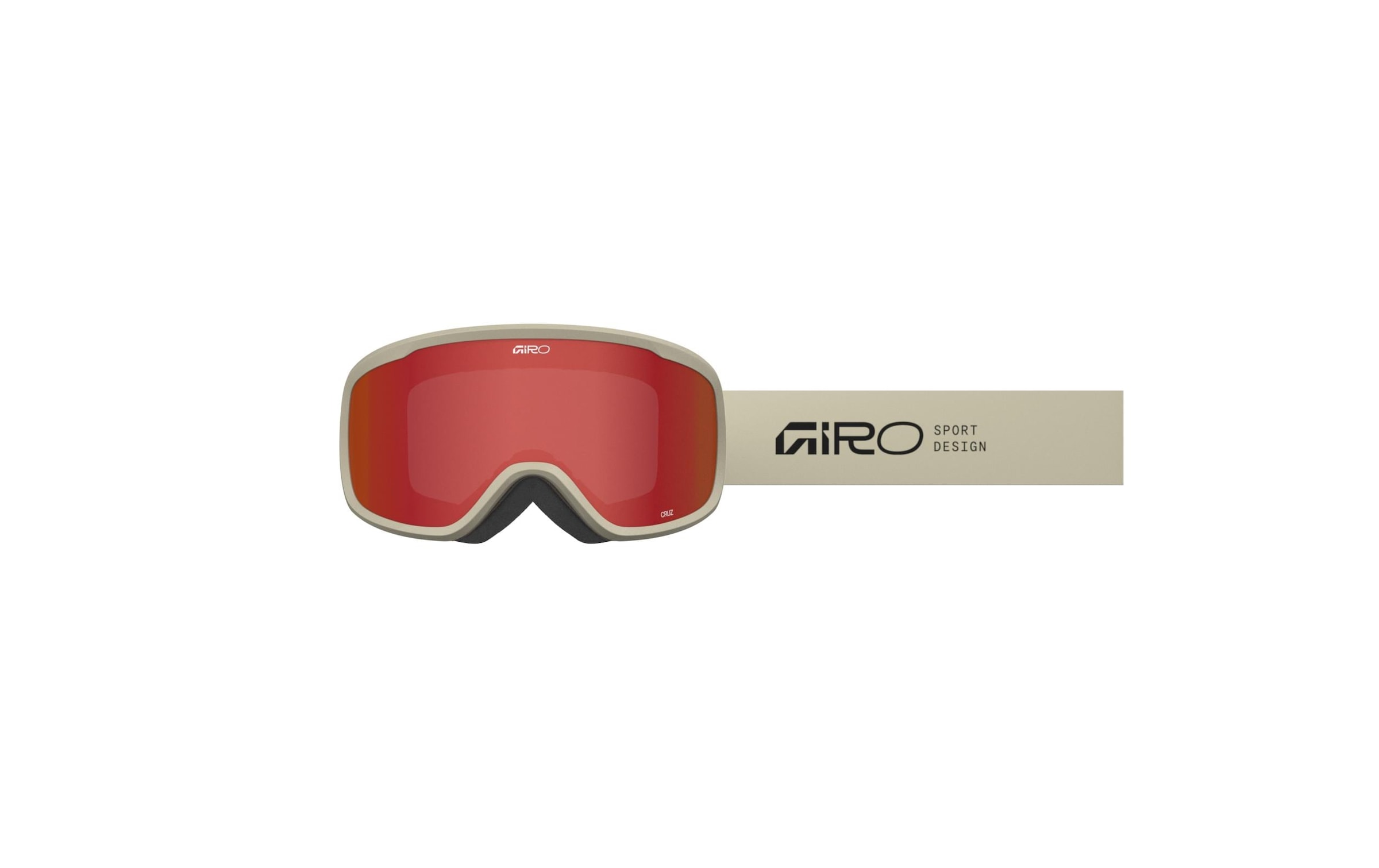 Giro Lunettes de ski »Skibrille Cruz Flash stone stacked amber scarlet S2«