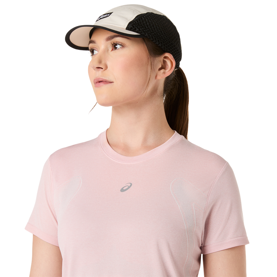 Asics T-shirt de course »ROAD SEAMLESS SS TOP« nahtlose Strickkonstruktion, mit kurzen Ärmeln, mit Daumenlöchern