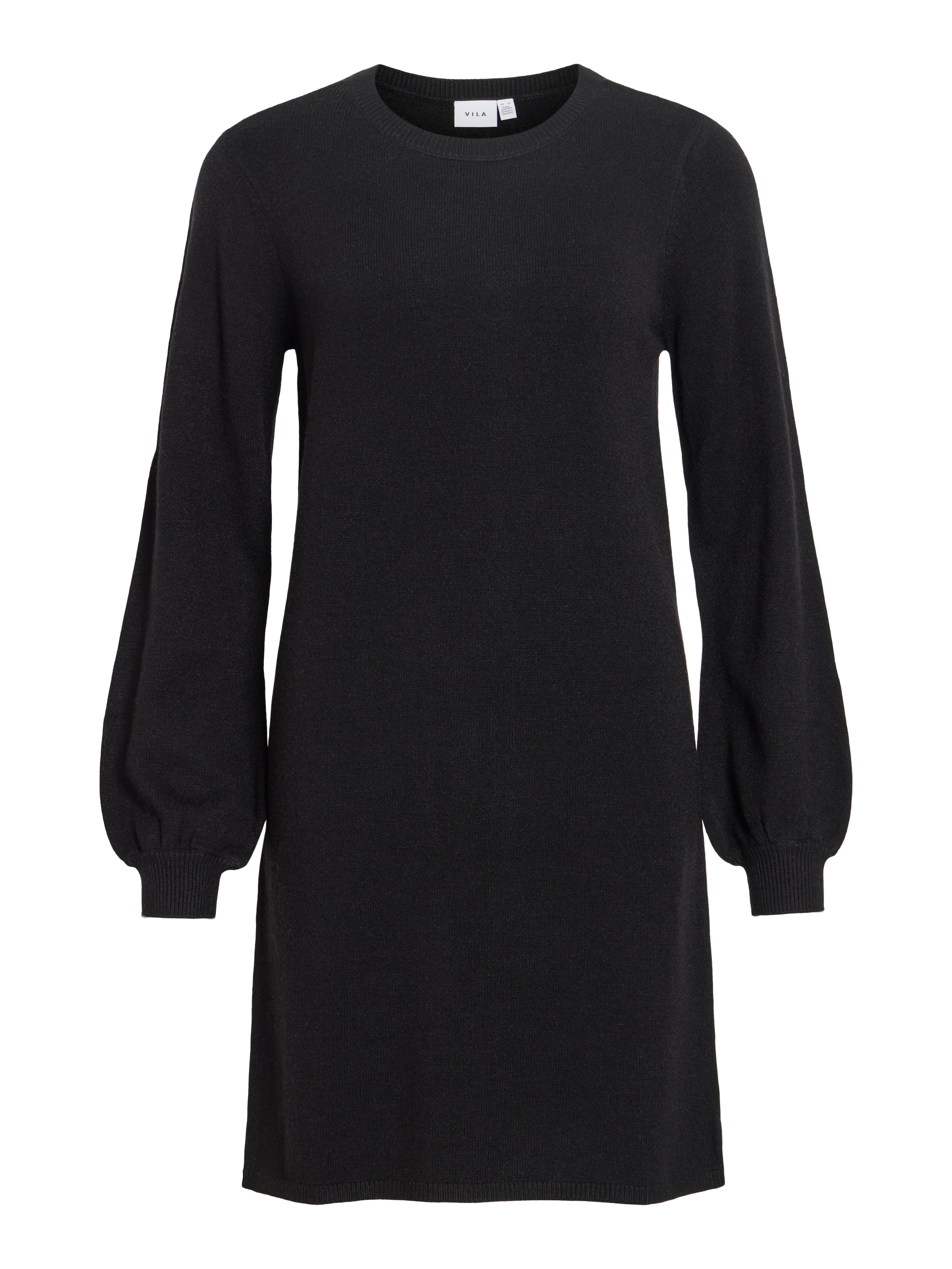Vila Robe en tricot »VIRIL L/S VOLUME SLEEVE KNIT DRESS-NOOS« mélange de matériaux, coupe normale