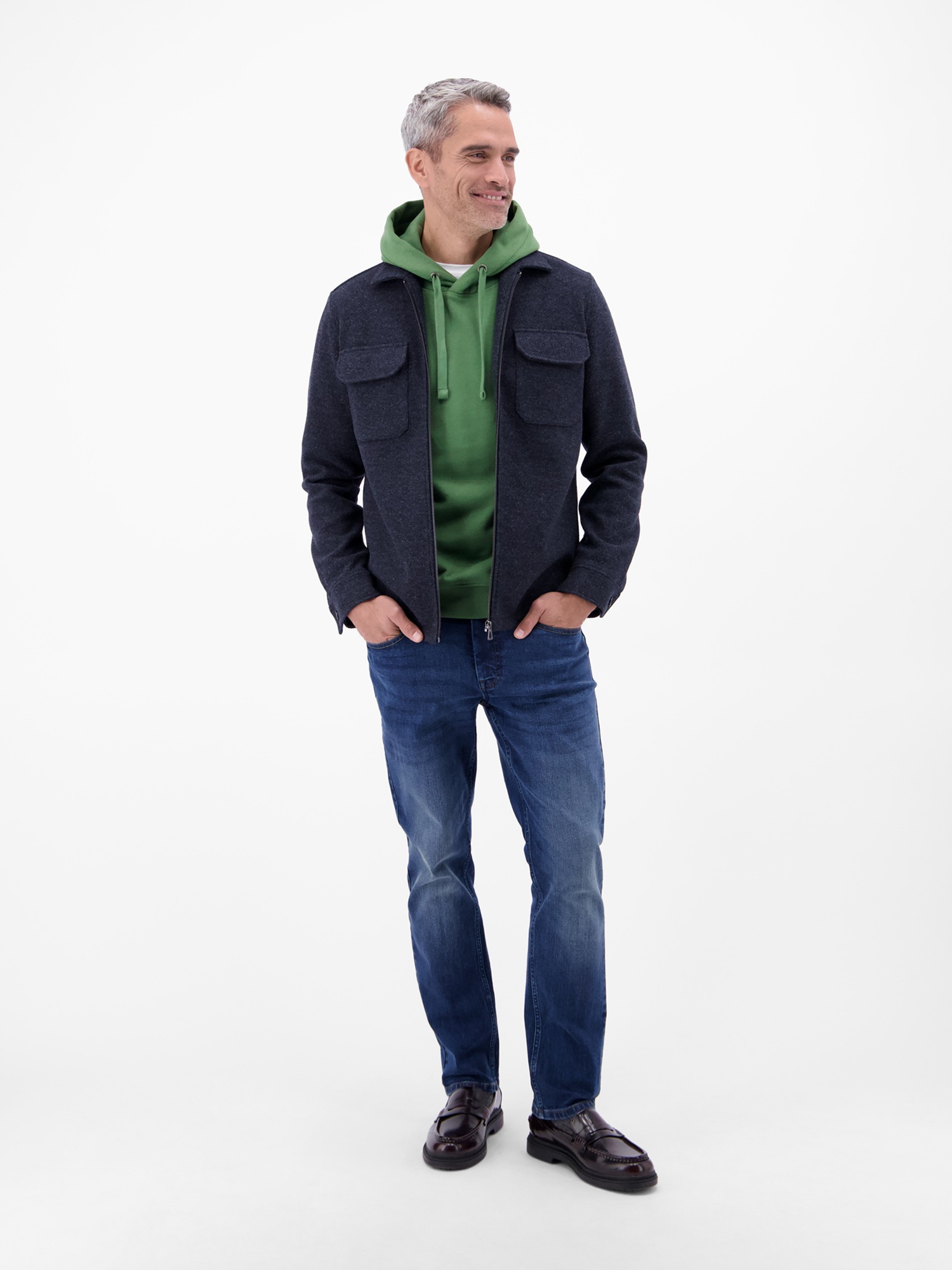 LERROS Hoodie »Sweatshirt Hoodie mit Kapuze mit Tunnelzug«, Tissu mélangé coton doux pour un grand confort de port
