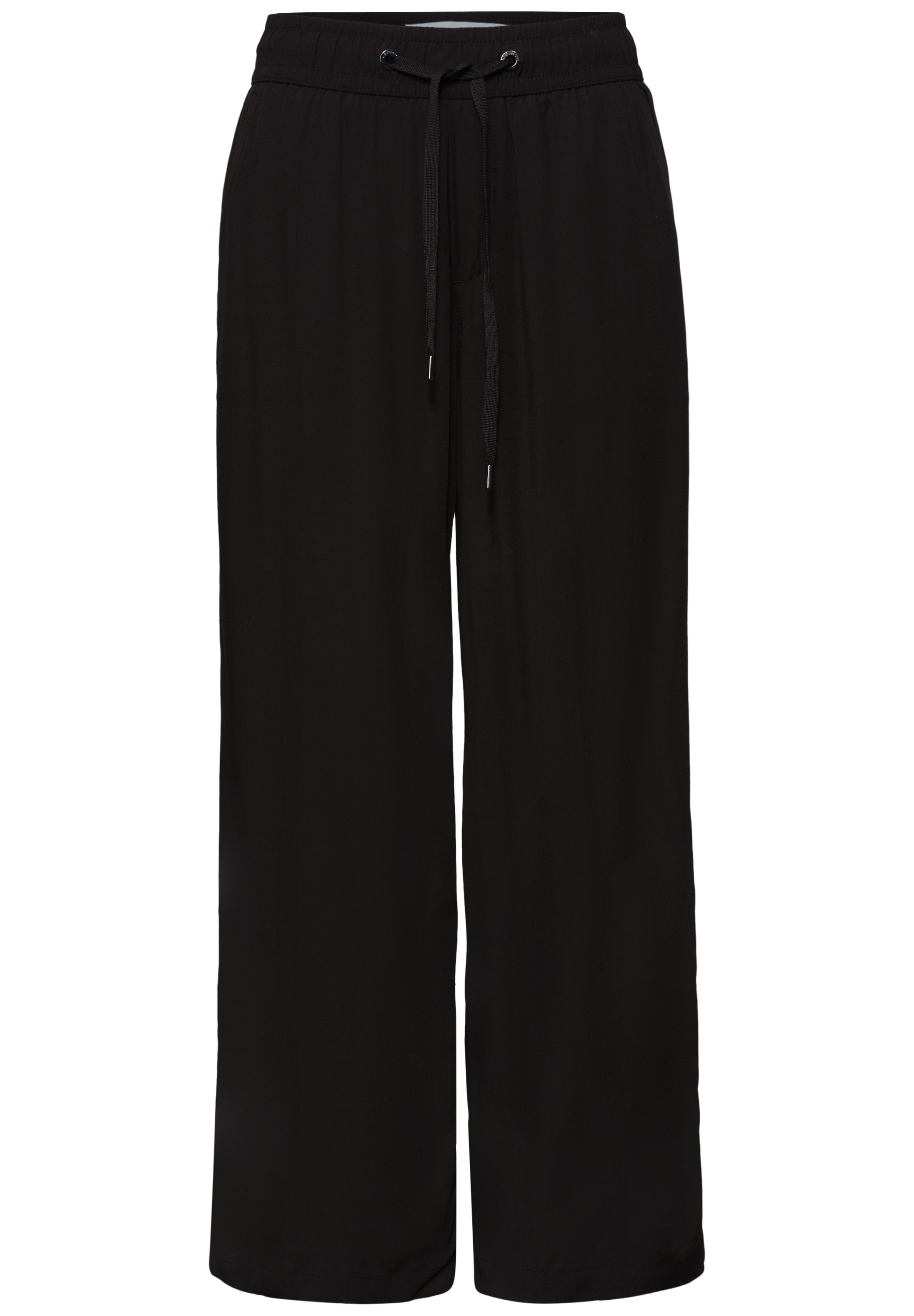STREET ONE Pantalon en tissu »Style Emee«  Pantalon d'été 3/4 avec taille élastique et cordon de serrage