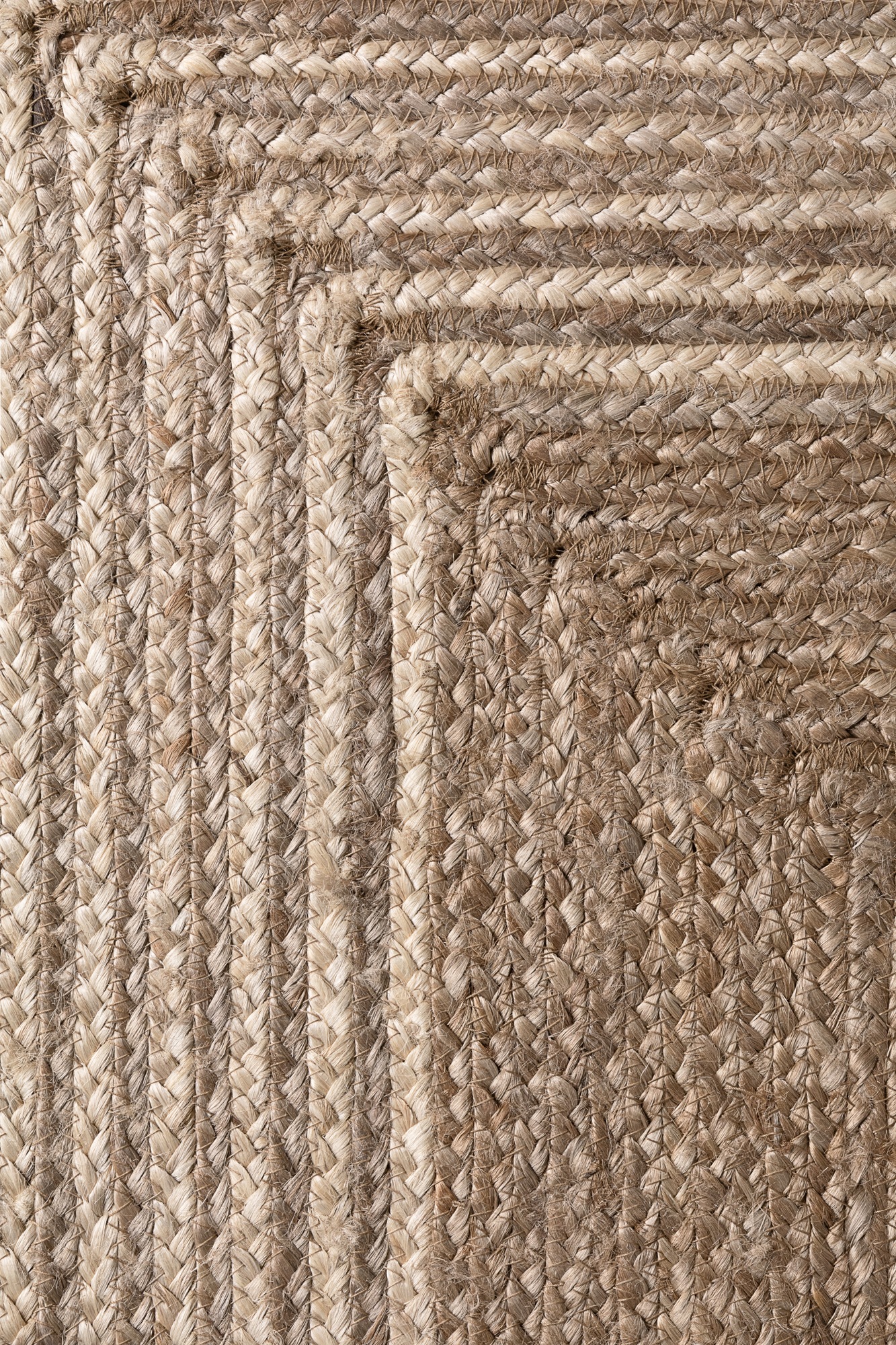 HANSE Home Tapis »Juno Line  Juteteppich« Rectangulaire 9 mm Höhe jute, forme, fait main, tapis de salon, tapis naturel, salon