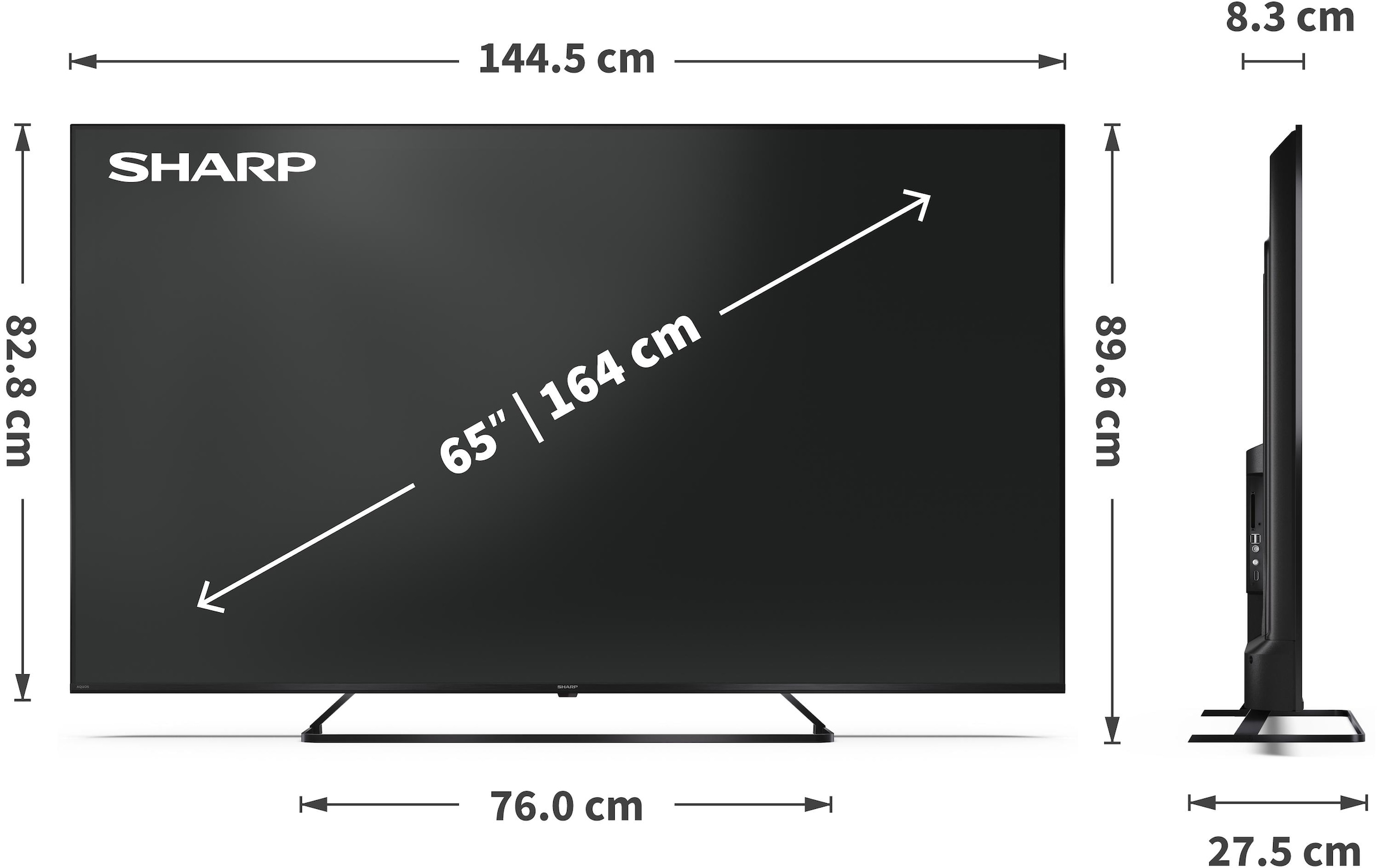   QLED-Fernseher »65HP6265E« 164 cm/65 ″