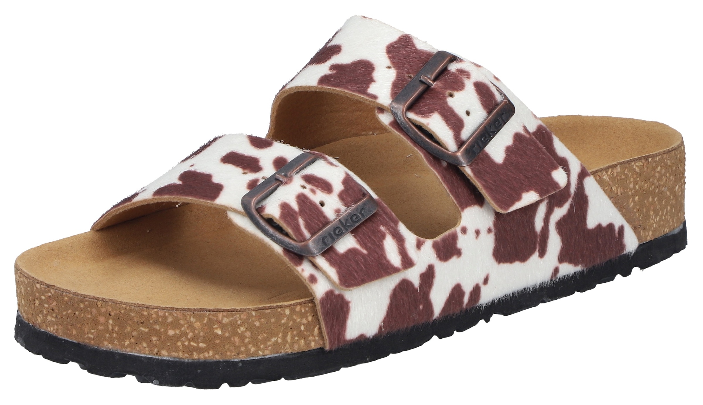 Rieker Pantolette  Sommerschuh, Strandschuh, Hausschuh mit verstellbaren Schnallen