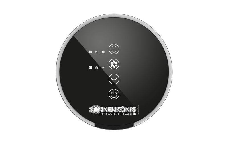 Sonnenkönig Turmventilator »Tenero weiss, Leistung 16W, 7h Timer, sehr leise, Oszillation« 3 Ventilationsstufen, waschbarer Filter