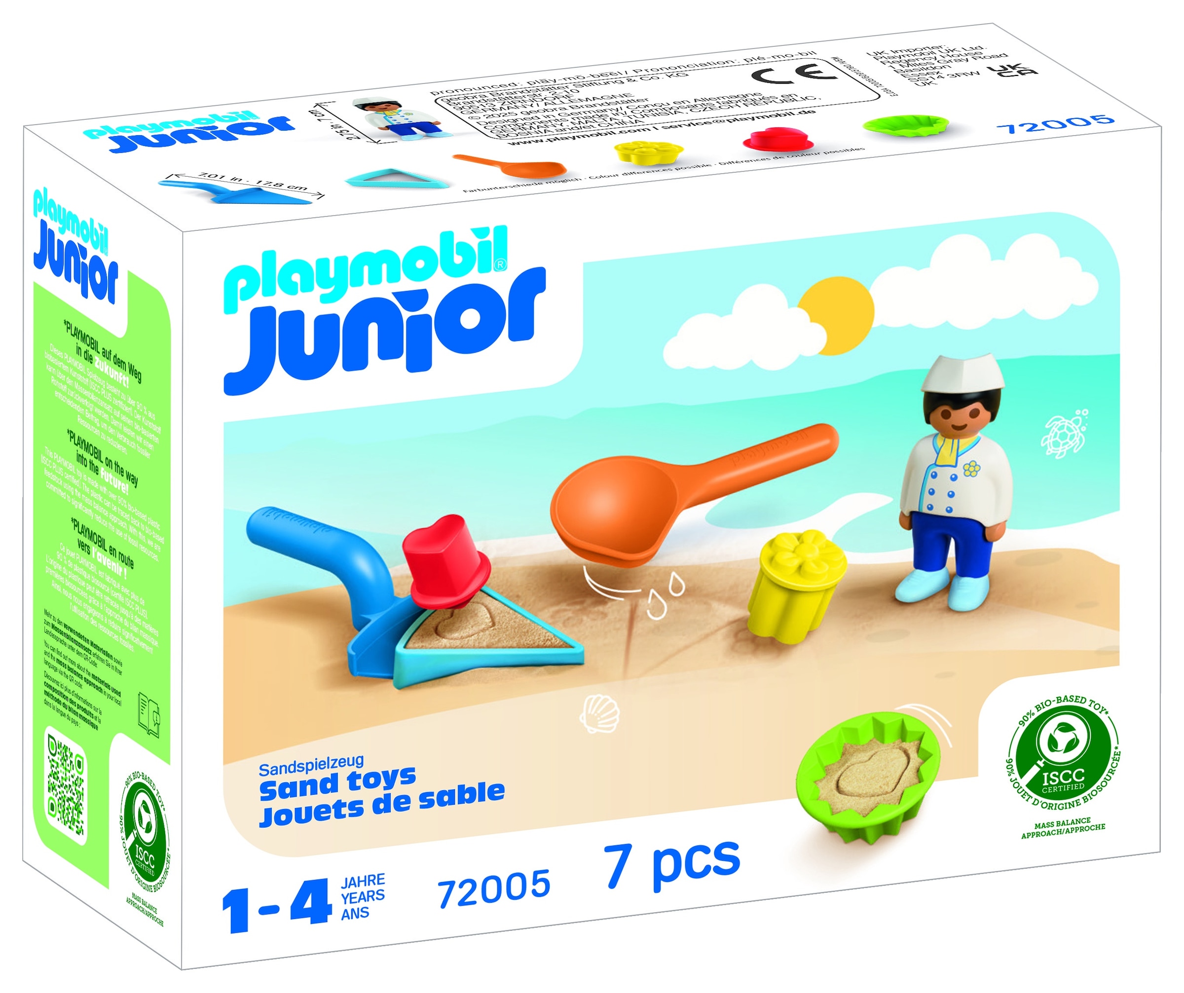 Playmobil® Kit de moulage en sable »Sand-Bäckerei (72005), Junior Sand« fabriqué en Europe