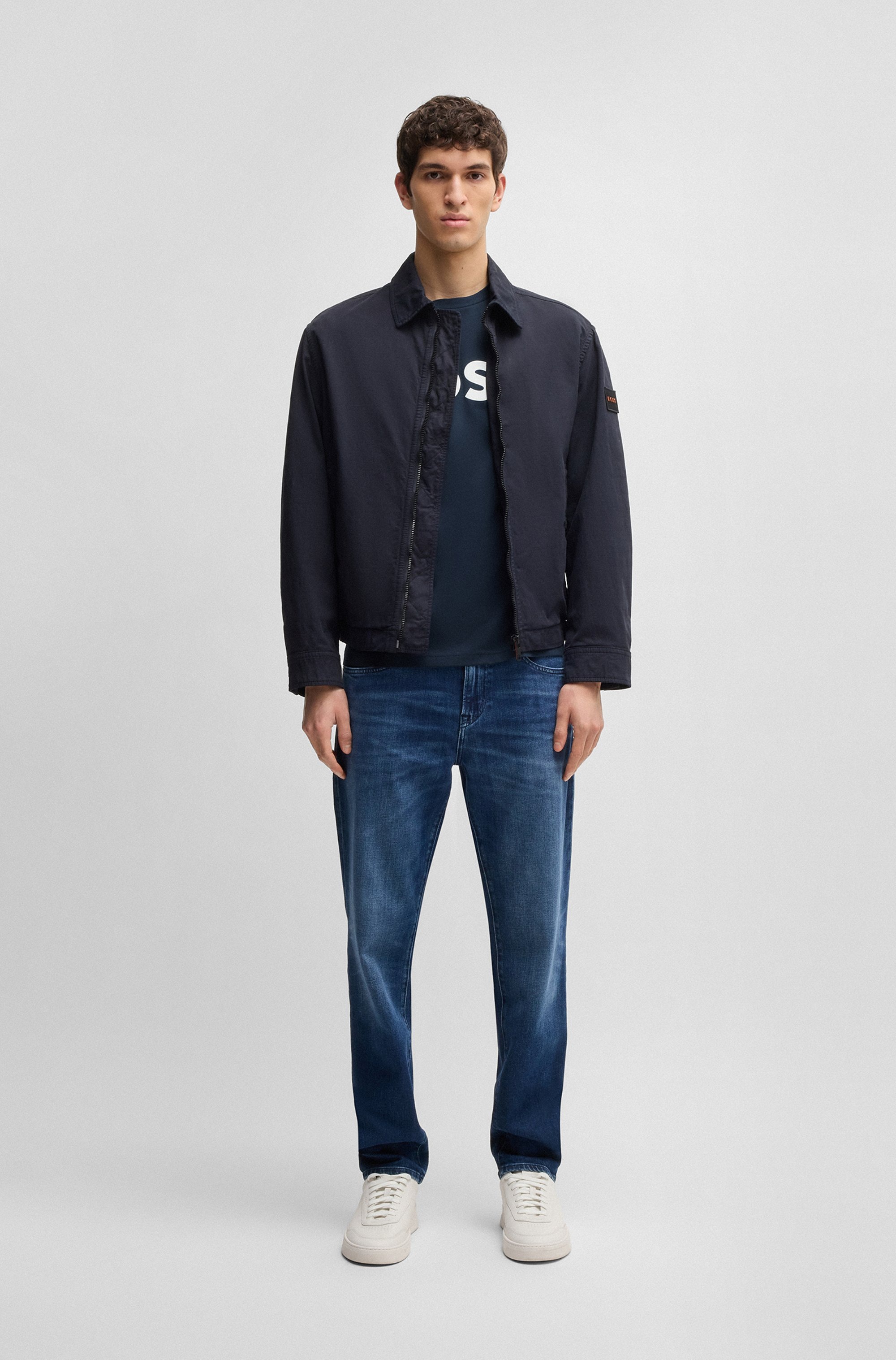 BOSS ORANGE T-Shirt »Thinking« 1 Stk. Rundhalsausschnitt, Regular Fit, grosser Logodruck