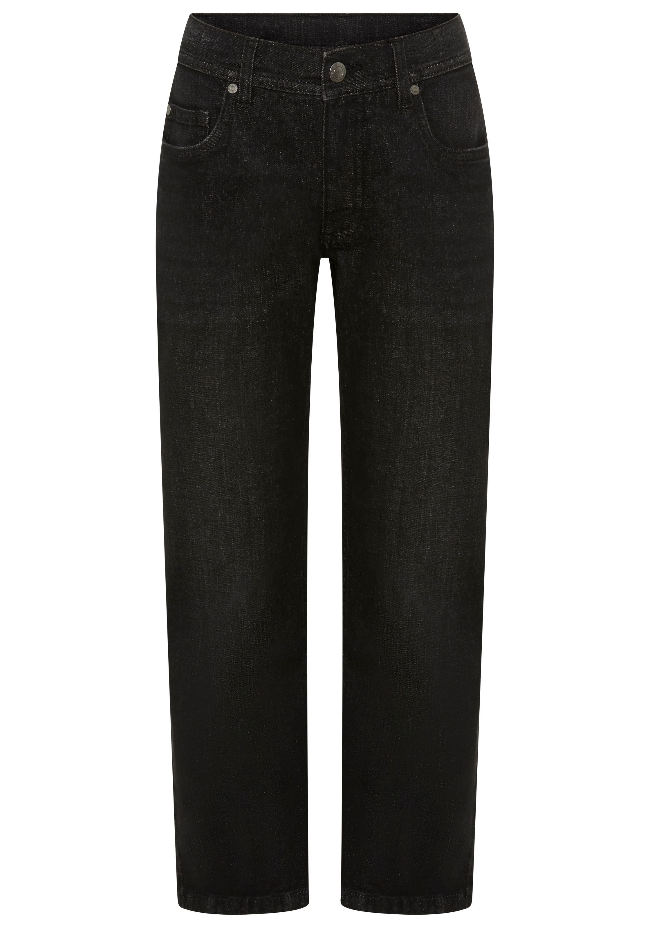 KangaROOS Loose-fit-Jeans »Jeans mit weitem Bein« , mit Logo-Stickerei