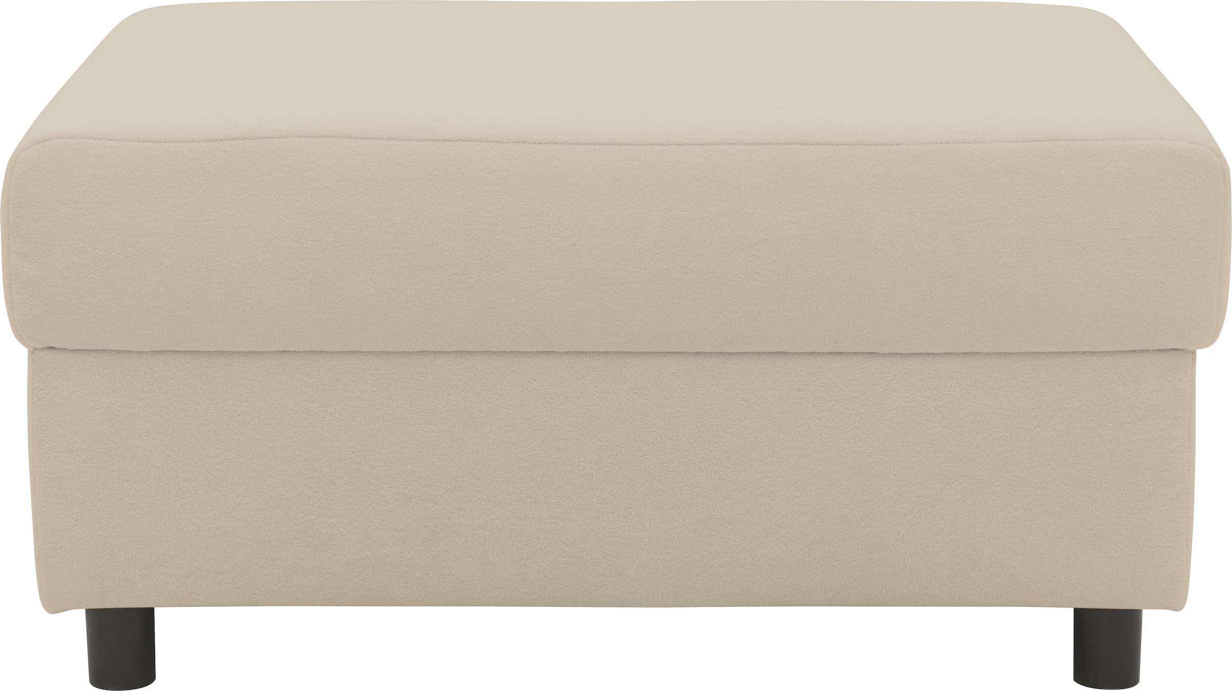 DOMO collection Polsterhocker »Turah 2 in Cord oder Luxus-Microfaser« moderner Polsterhocker, passend zum Ecksofa, B/T/H: 83/60/44 cm