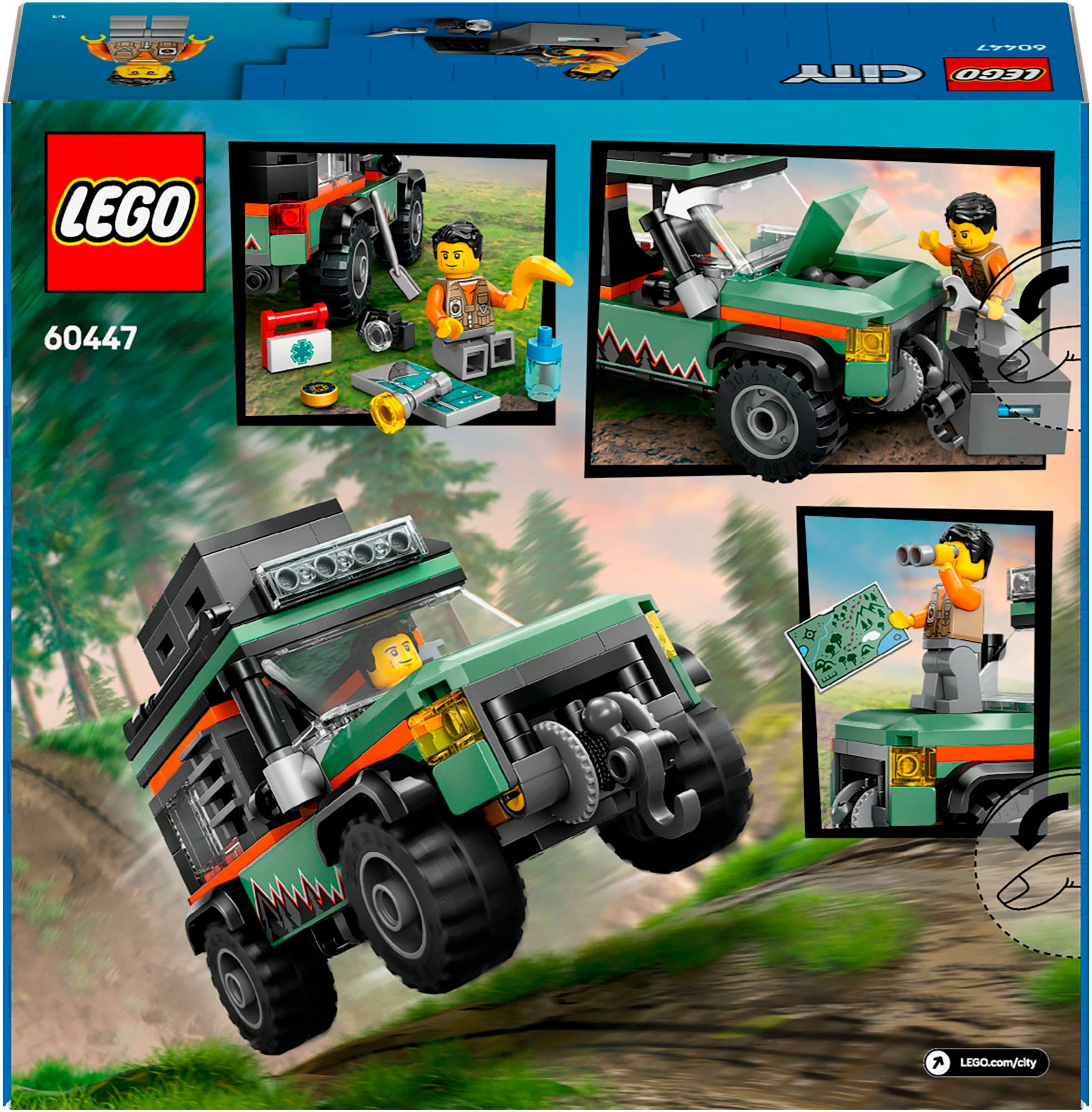 LEGO® Pions de construction »Offroad Geländewagen (60447), LEGO City« Made in Europe