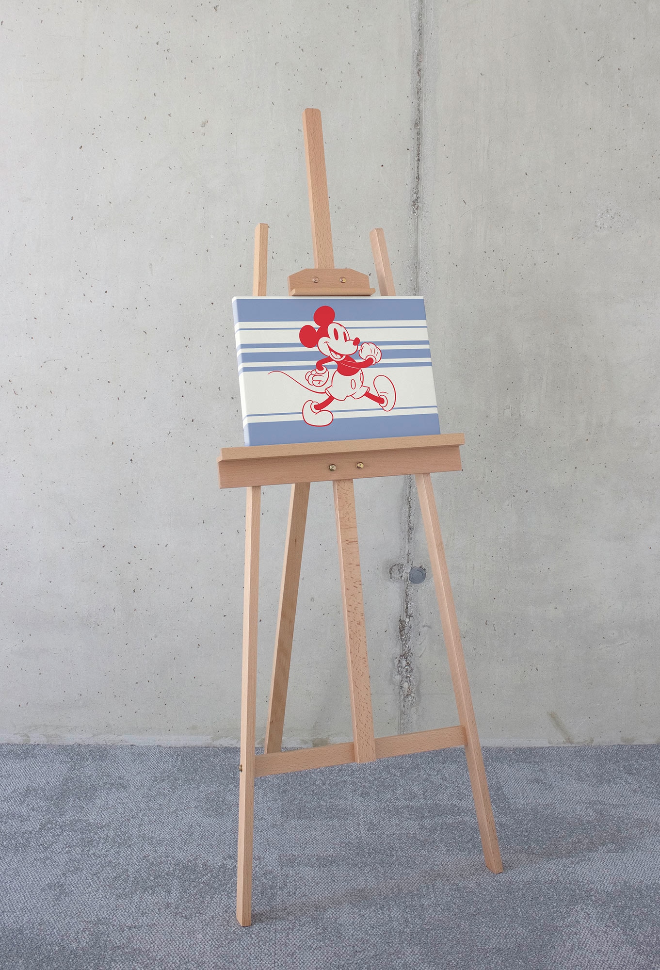 Komar Leinwandbild »Mickey Wonderful Live - Grösse 30 x 40 cm« Natur 1 Stk. tlg. Keilrahmenbild mi Echtholzrahmen